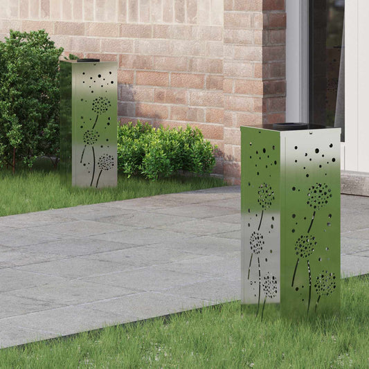 Solar LED Pad Licht 2 pcs Gegalvaniseerd Gegalvaniseerd is nu te koop bij PeponiXL, paradijselijk wonen!