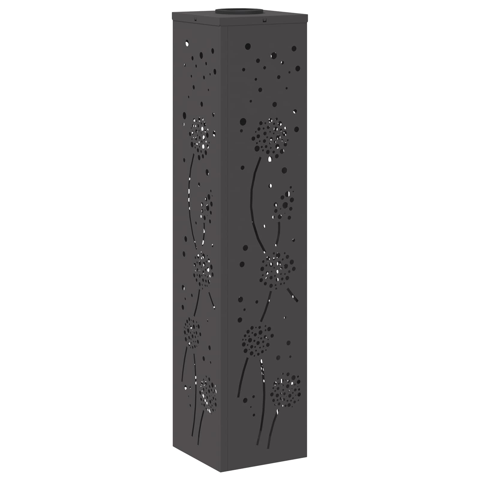 Solar LED Pad Licht 2 pcs Zwart Koudgewalst staal is nu te koop bij PeponiXL, paradijselijk wonen!