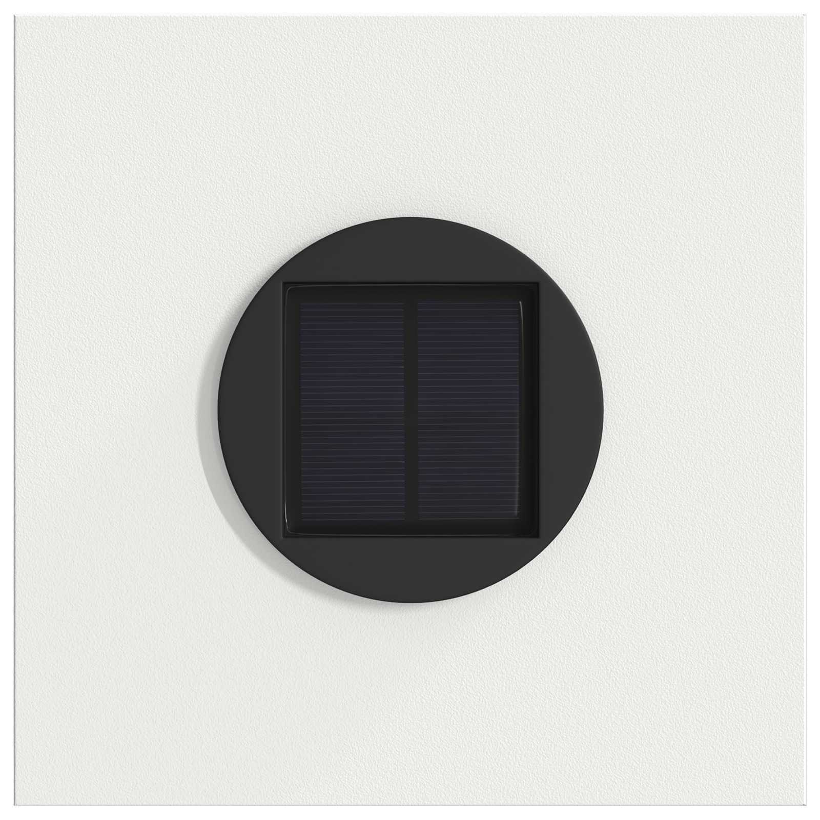 Solar LED Pad Licht 2 pcs Wit Koudgewalst staal is nu te koop bij PeponiXL, paradijselijk wonen!