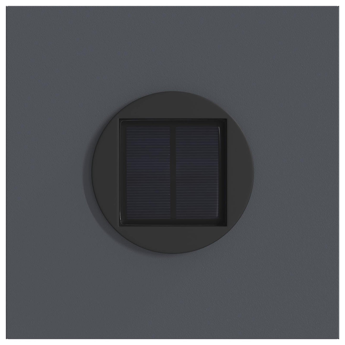 Solar LED Pad Licht 2 pcs Antraciet Koudgewalst staal is nu te koop bij PeponiXL, paradijselijk wonen!