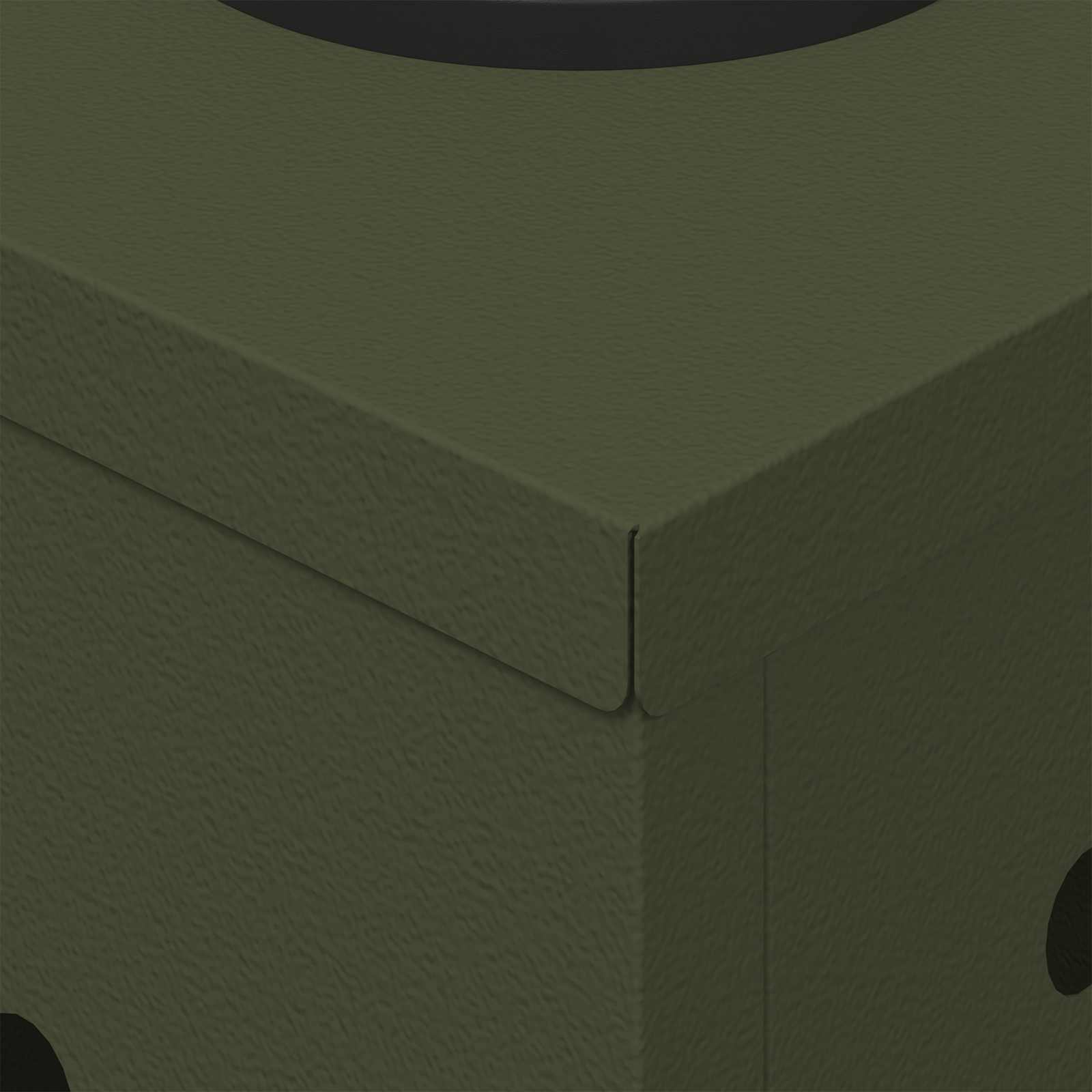 Solar LED Pad Licht 2 pcs Olijf Groen Koudgewalst staal is nu te koop bij PeponiXL, paradijselijk wonen!