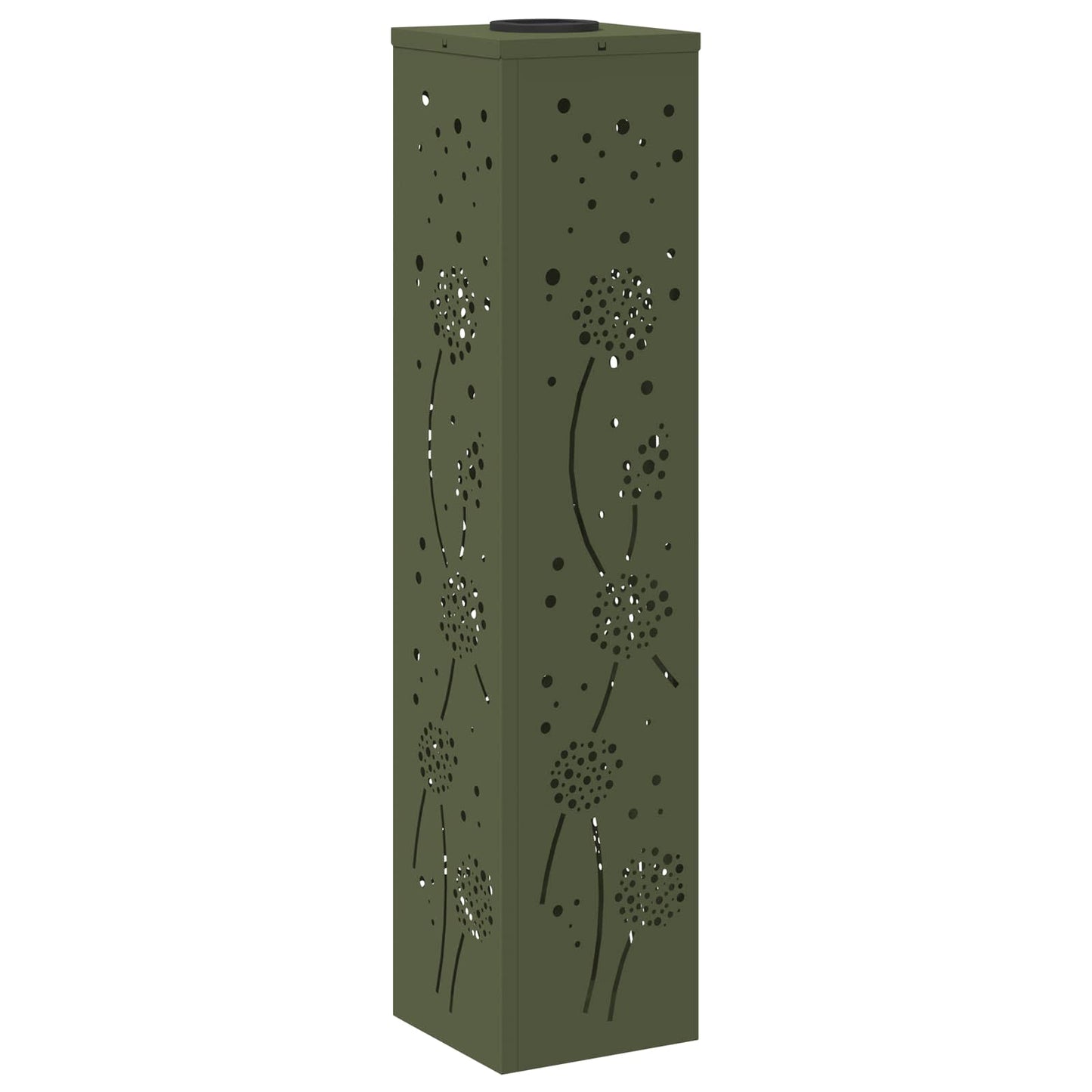 Solar LED Pad Licht 2 pcs Olijf Groen Koudgewalst staal is nu te koop bij PeponiXL, paradijselijk wonen!