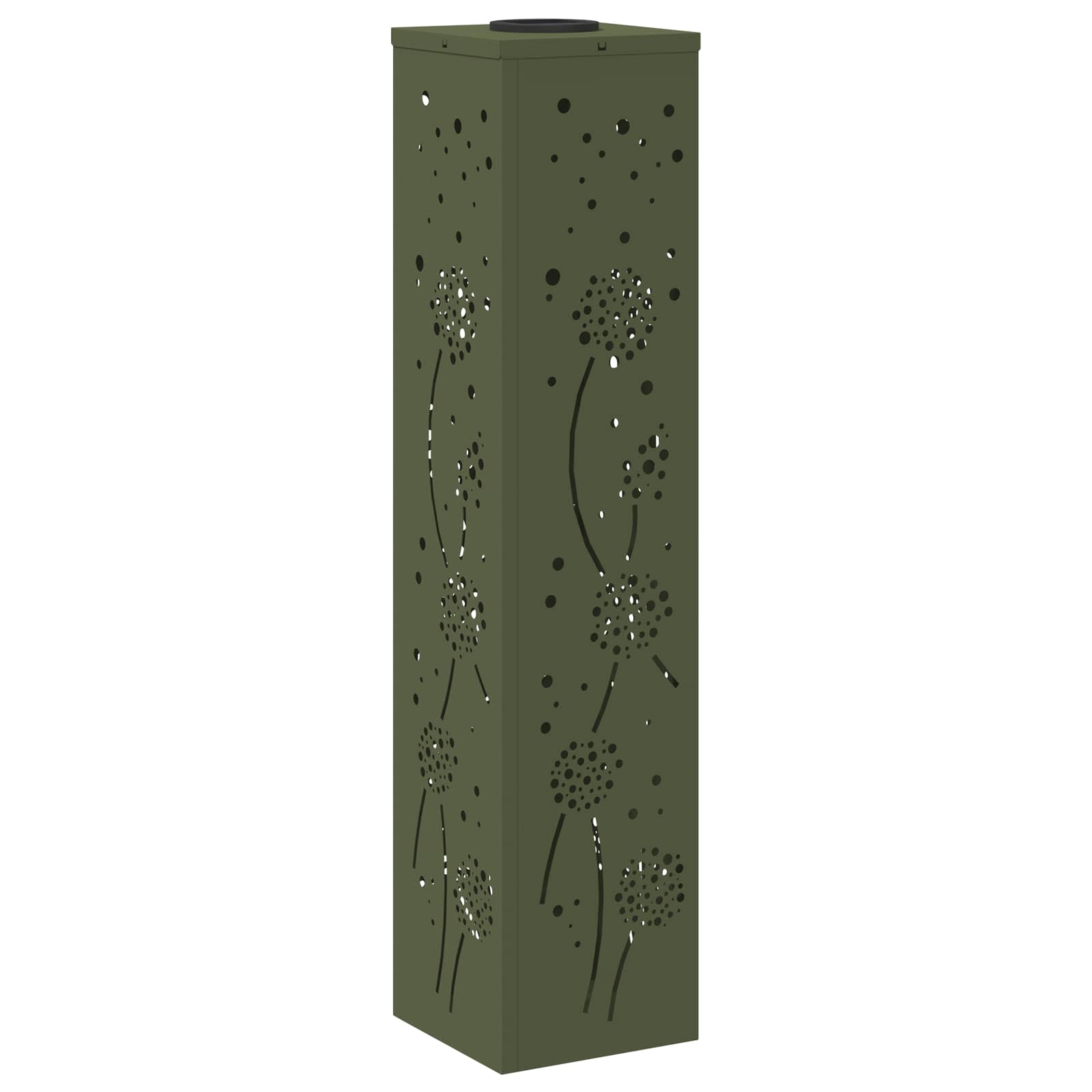 Solar LED Pad Licht 2 pcs Olijf Groen Koudgewalst staal is nu te koop bij PeponiXL, paradijselijk wonen!