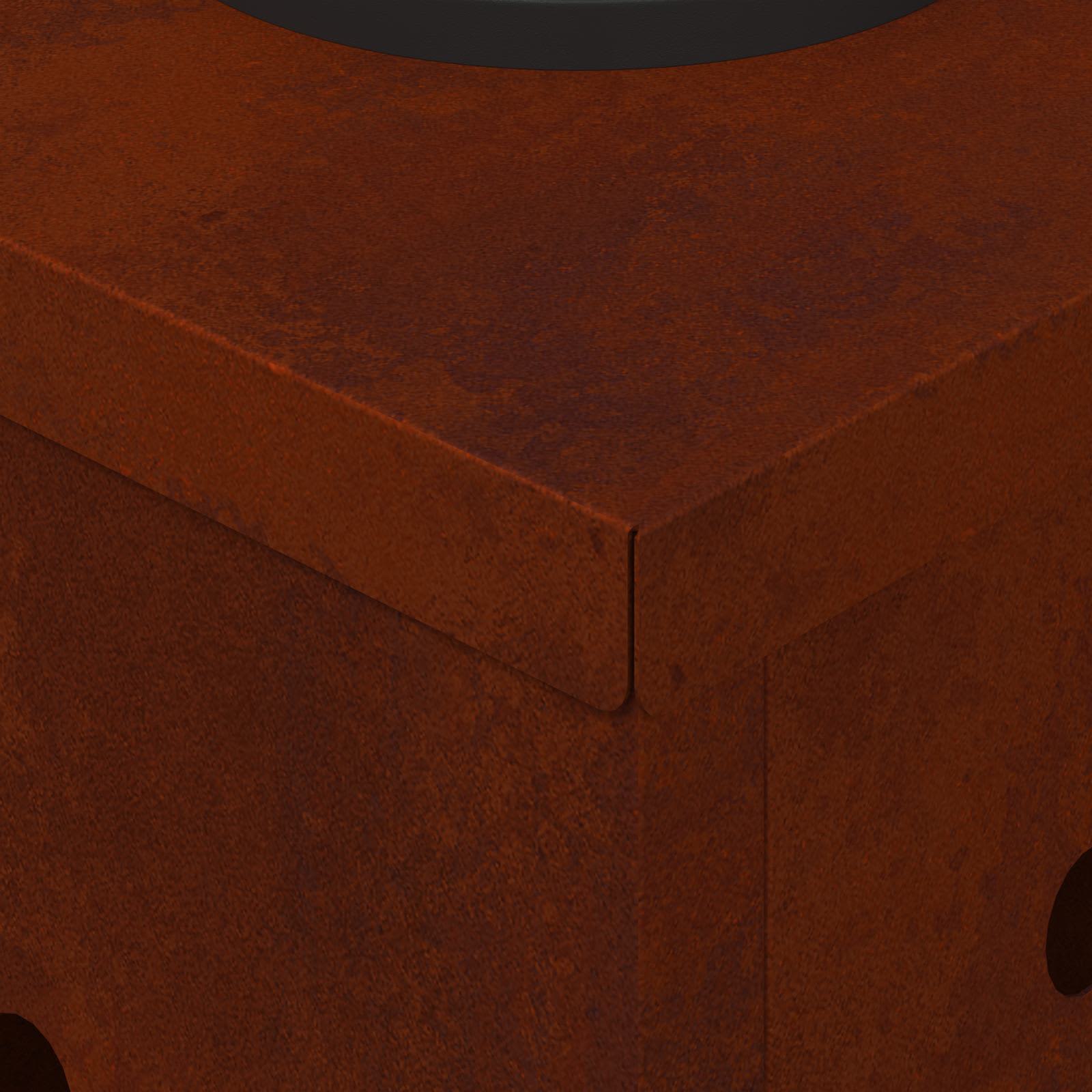 Solar LED Pad Licht 2 pcs Cortenstaal Cortenstaal is nu te koop bij PeponiXL, paradijselijk wonen!