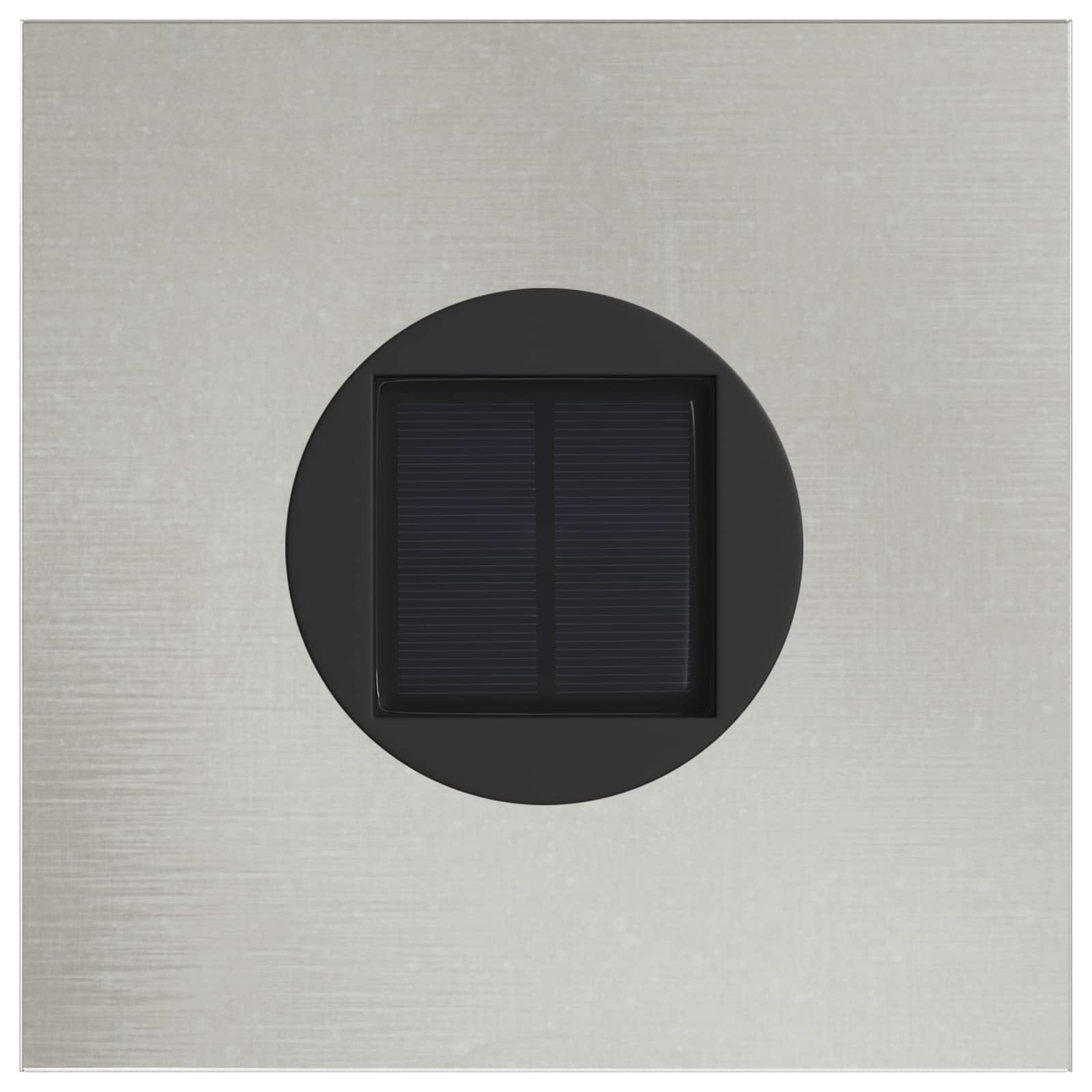 Solar LED Pad Licht 2 pcs Zilver Roestvrij staal is nu te koop bij PeponiXL, paradijselijk wonen!