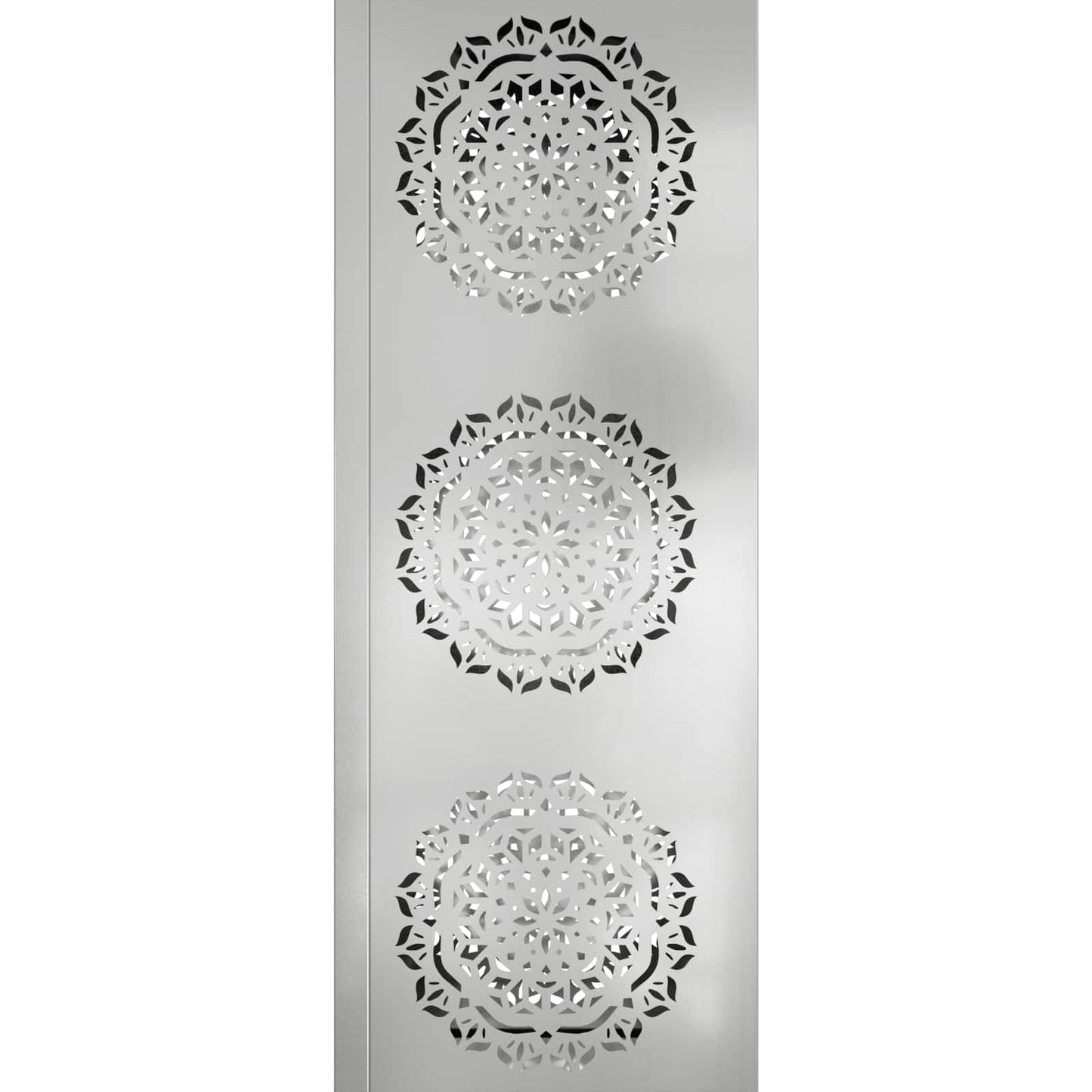 Solar LED Pad Licht 2 pcs Zilver Gegalvaniseerd staal is nu te koop bij PeponiXL, paradijselijk wonen!