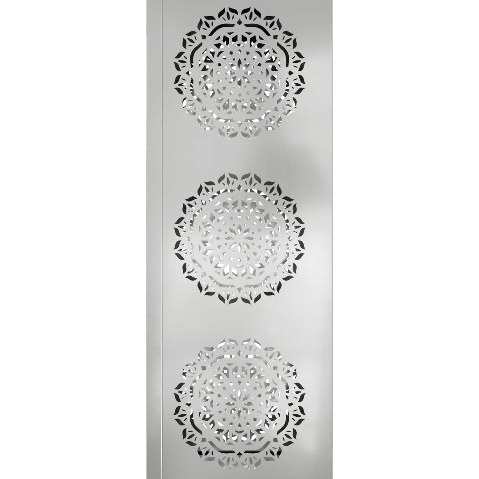 Solar LED Pad Licht 2 pcs Zilver Gegalvaniseerd staal is nu te koop bij PeponiXL, paradijselijk wonen!