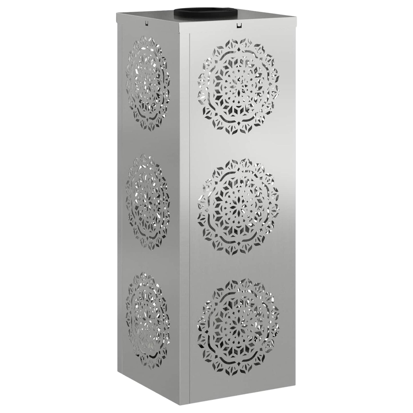 Solar LED Pad Licht 2 pcs Zilver Gegalvaniseerd staal is nu te koop bij PeponiXL, paradijselijk wonen!