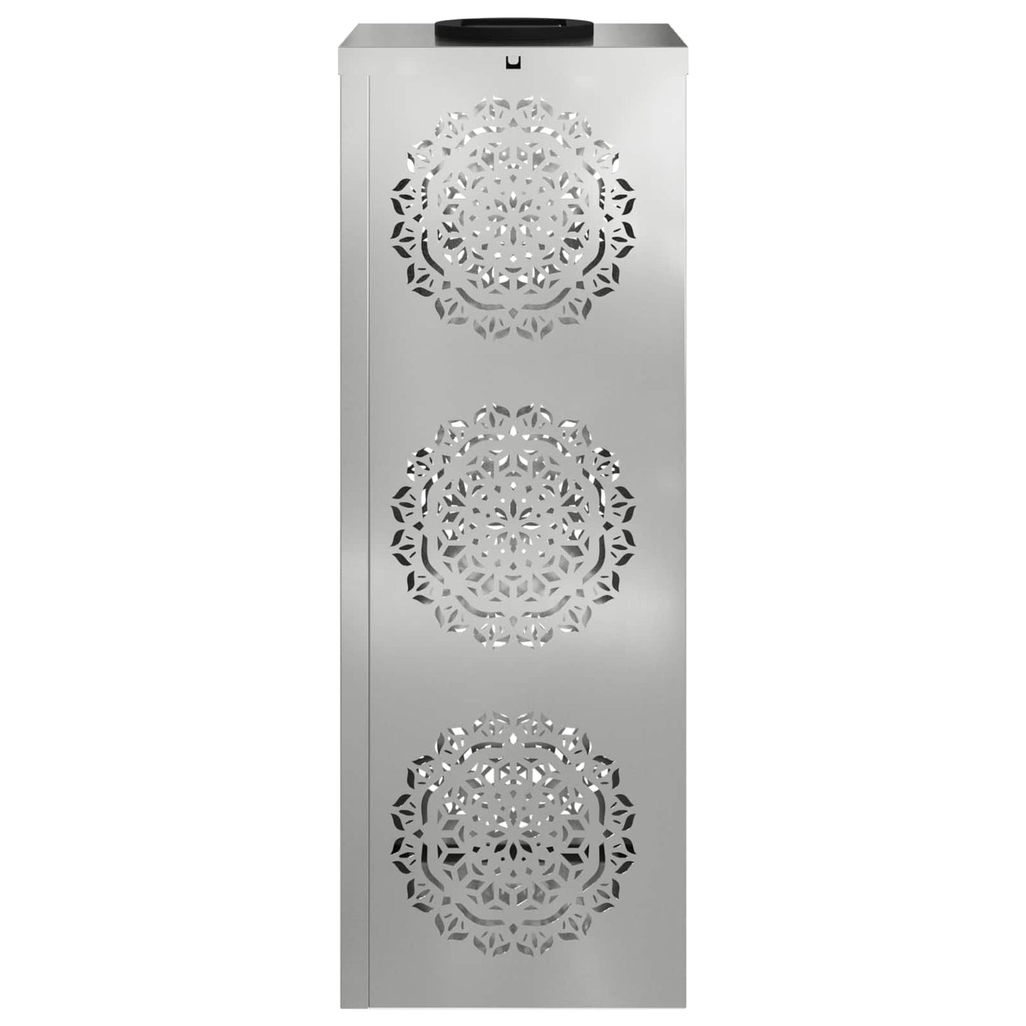 Solar LED Pad Licht 2 pcs Zilver Gegalvaniseerd staal is nu te koop bij PeponiXL, paradijselijk wonen!