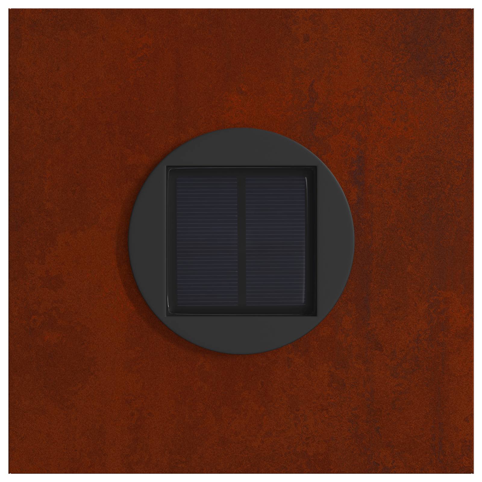 Solar LED Pad Licht 2 pcs Roestig Cortenstaal is nu te koop bij PeponiXL, paradijselijk wonen!
