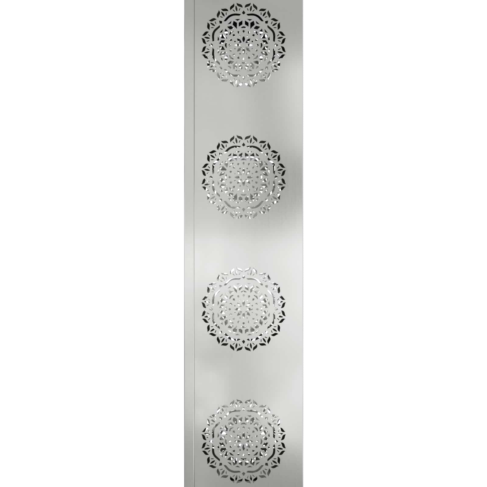 Solar LED Pad Licht 2 pcs Zilver Gegalvaniseerd staal is nu te koop bij PeponiXL, paradijselijk wonen!