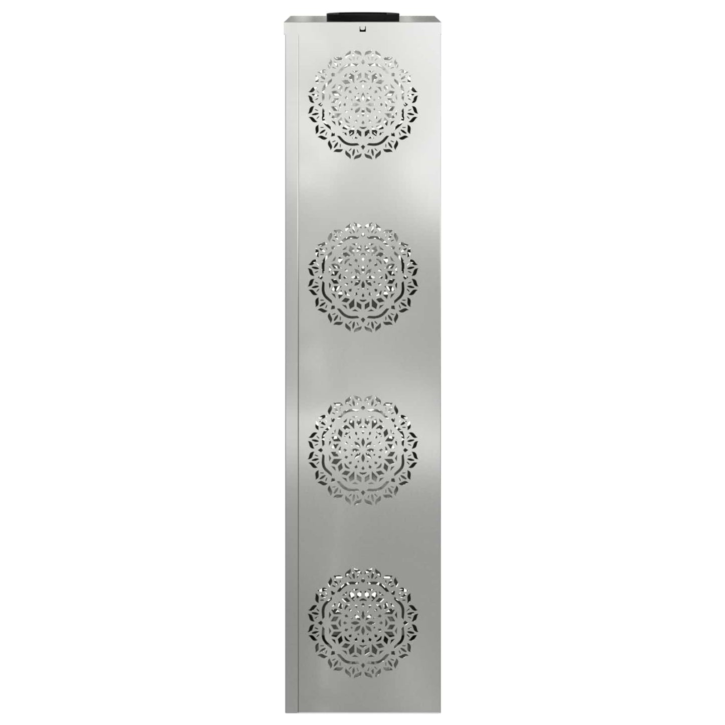 Solar LED Pad Licht 2 pcs Zilver Gegalvaniseerd staal is nu te koop bij PeponiXL, paradijselijk wonen!