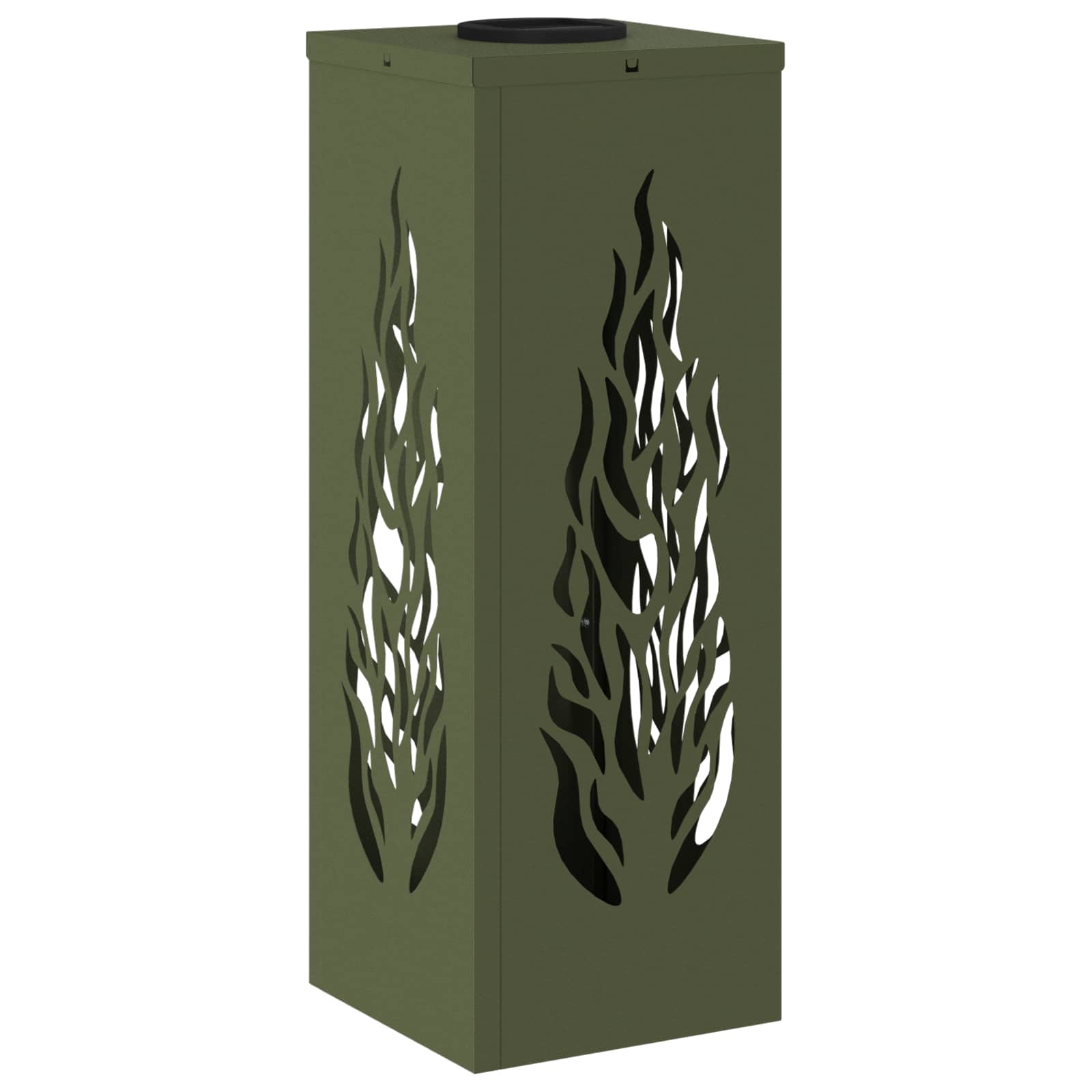 Solar LED Pad Licht 2 pcs Olijf Groen Koudgewalst staal is nu te koop bij PeponiXL, paradijselijk wonen!
