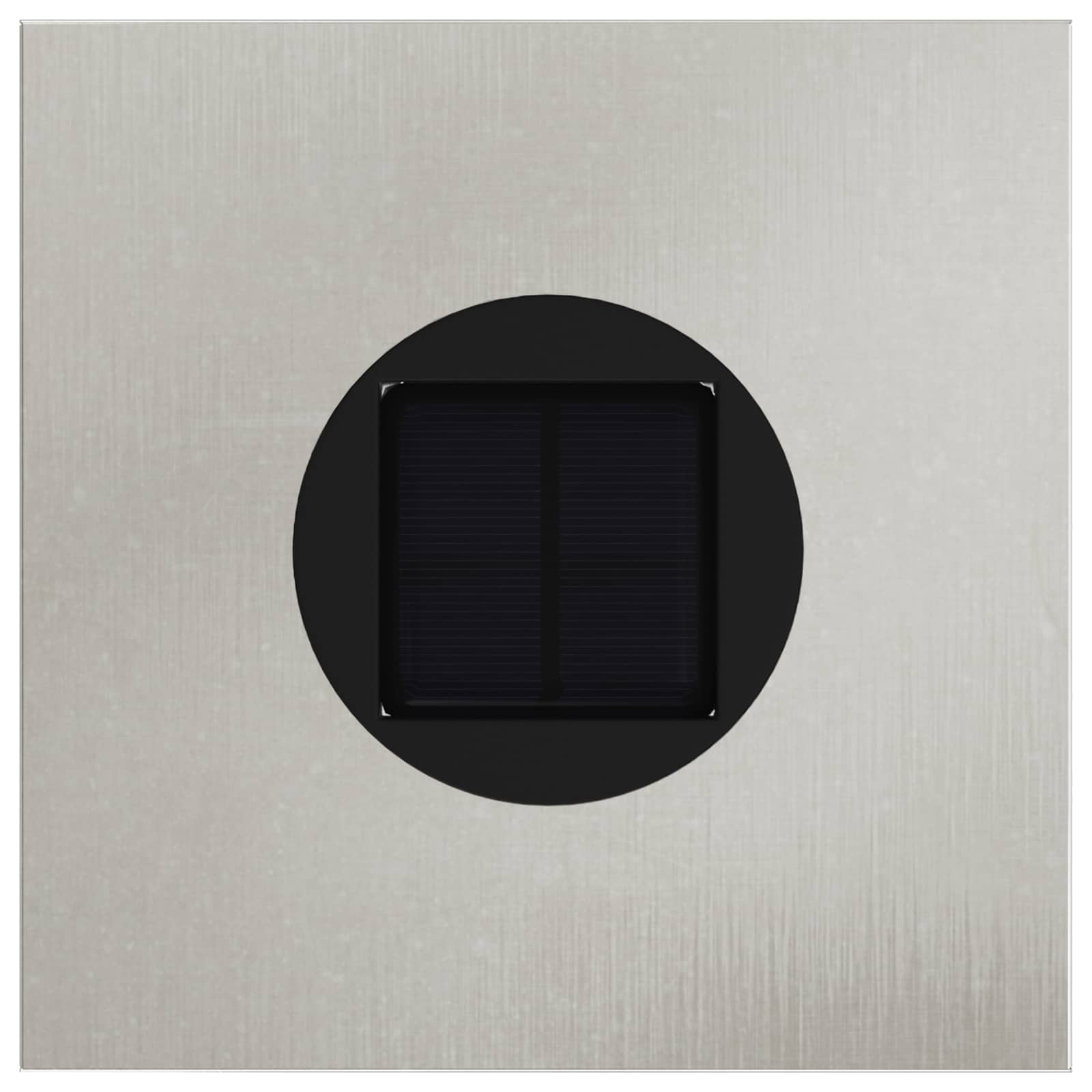 Solar LED Pad Licht 2 pcs Zilver Roestvrij staal is nu te koop bij PeponiXL, paradijselijk wonen!