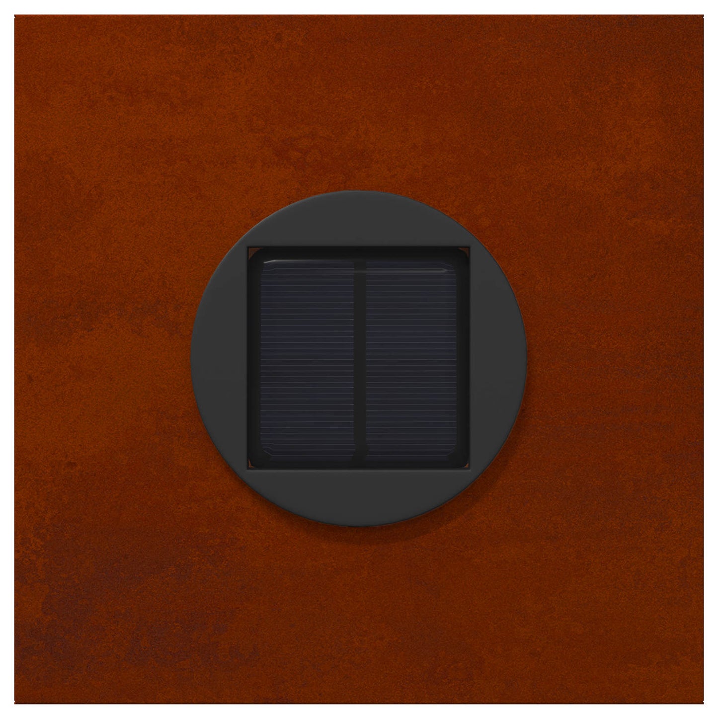 Solar LED Pad Licht 2 pcs Brons Cortenstaal is nu te koop bij PeponiXL, paradijselijk wonen!