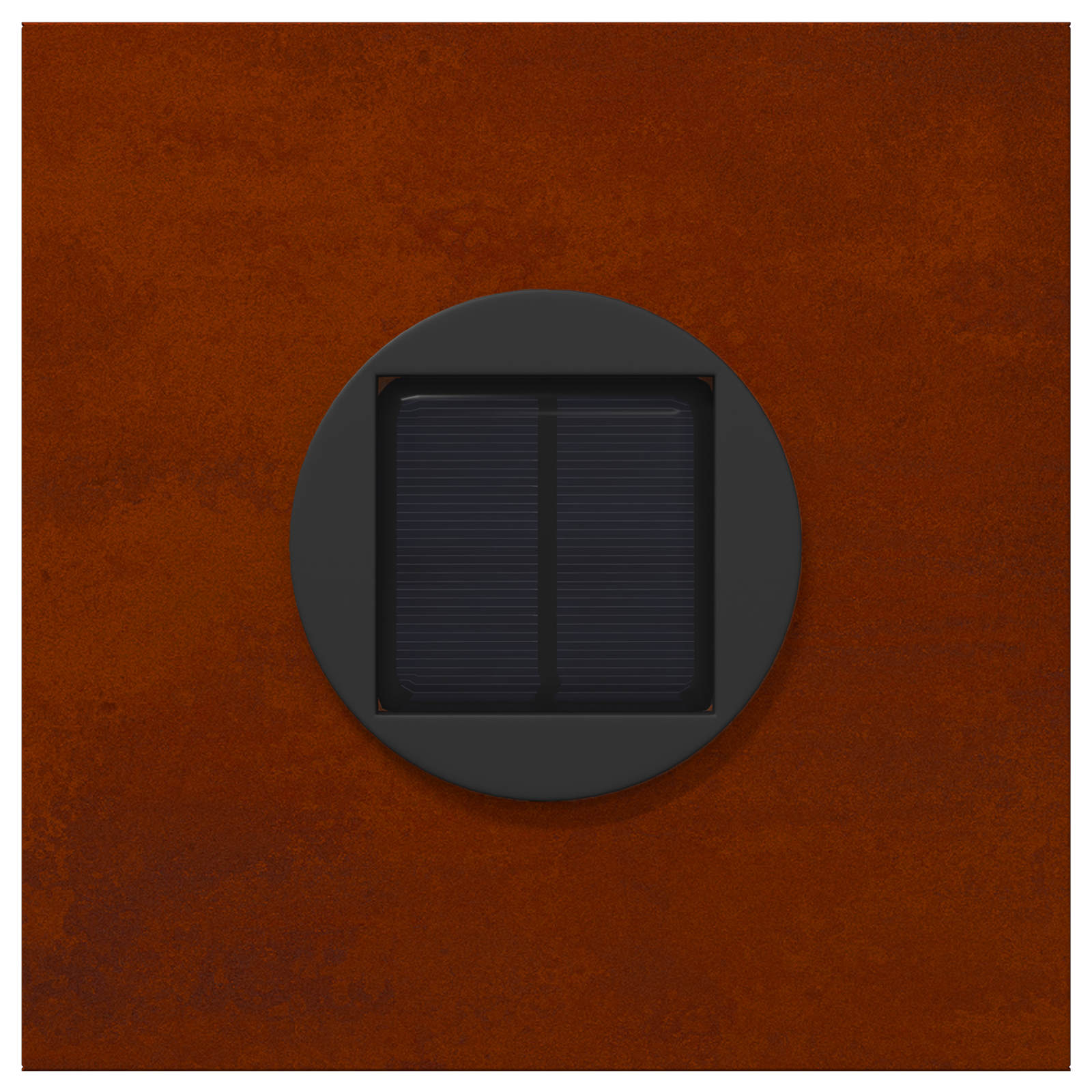 Solar LED Pad Licht 2 pcs Brons Cortenstaal is nu te koop bij PeponiXL, paradijselijk wonen!