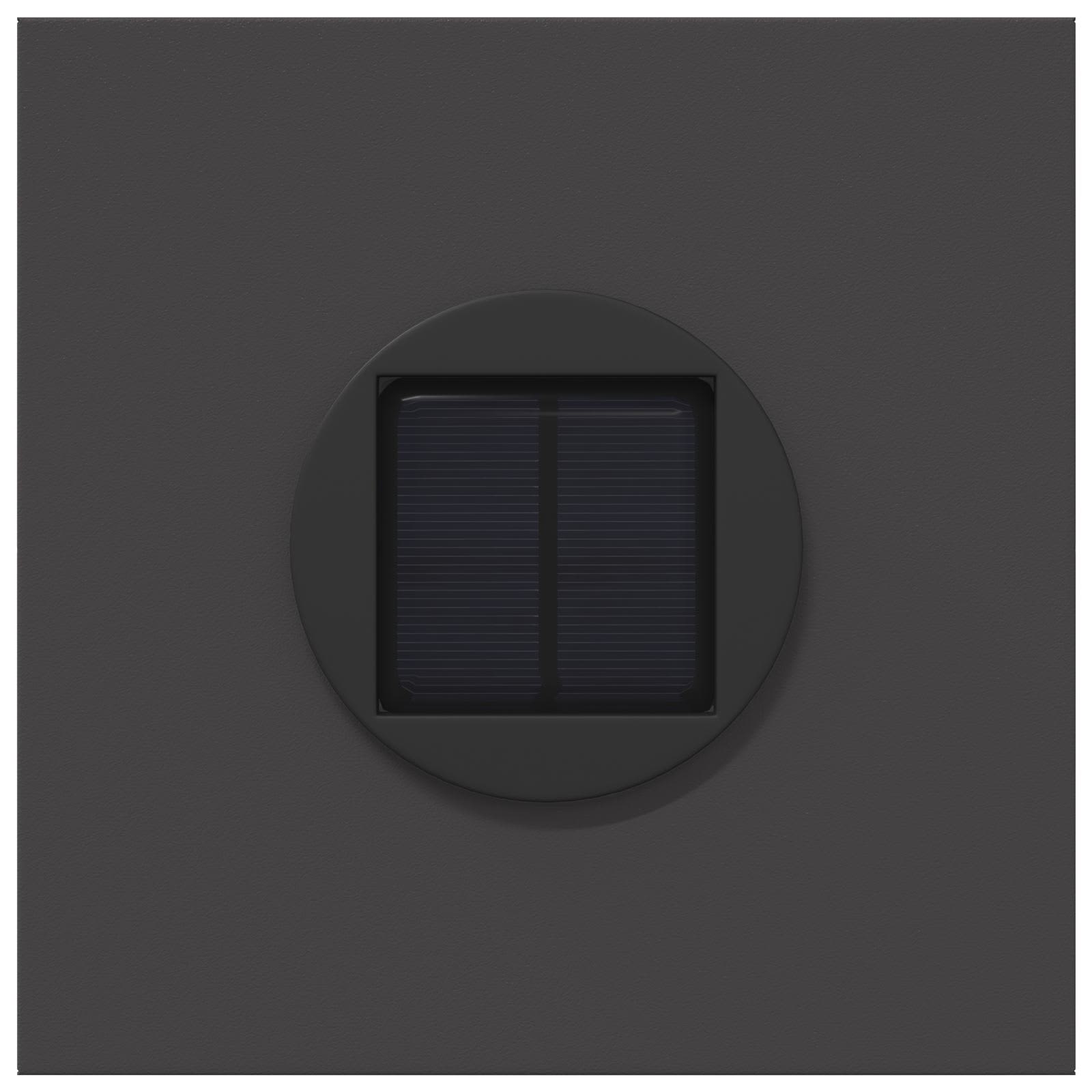 Solar LED Pad Licht 2 pcs Zwart Koudgewalst staal is nu te koop bij PeponiXL, paradijselijk wonen!