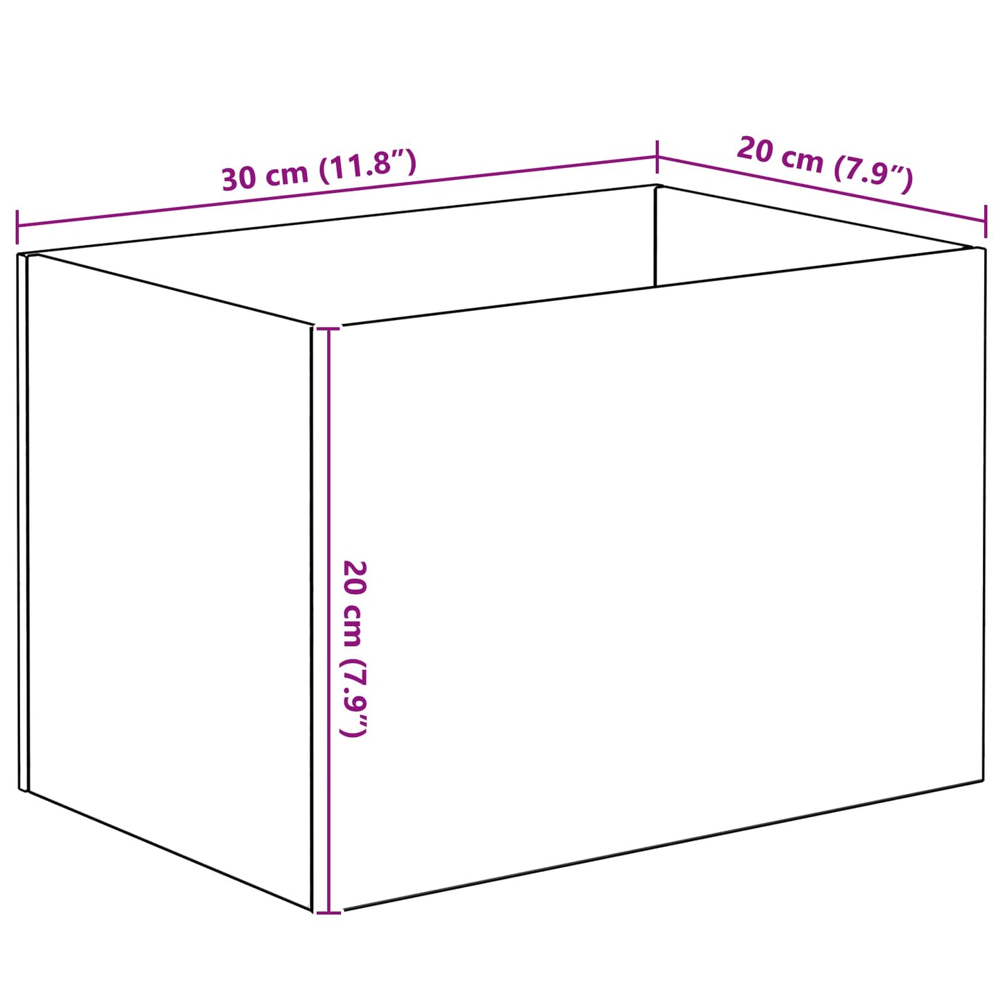Aquarium met opslag Doorzichtig 30 x 20 x 20 cm Glas is nu te koop bij PeponiXL, paradijselijk wonen!