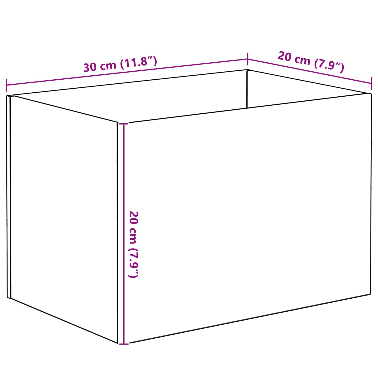 Aquarium met opslag Doorzichtig 30 x 20 x 20 cm Glas is nu te koop bij PeponiXL, paradijselijk wonen!