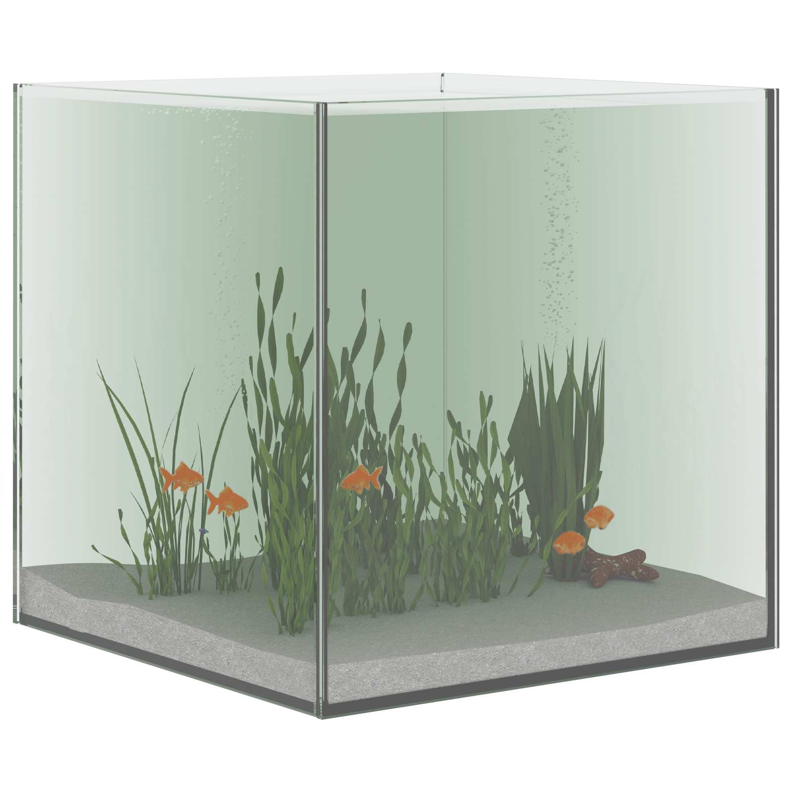 Aquarium met opslag Doorzichtig 30 x 30 x 30 cm Glas is nu te koop bij PeponiXL, paradijselijk wonen!