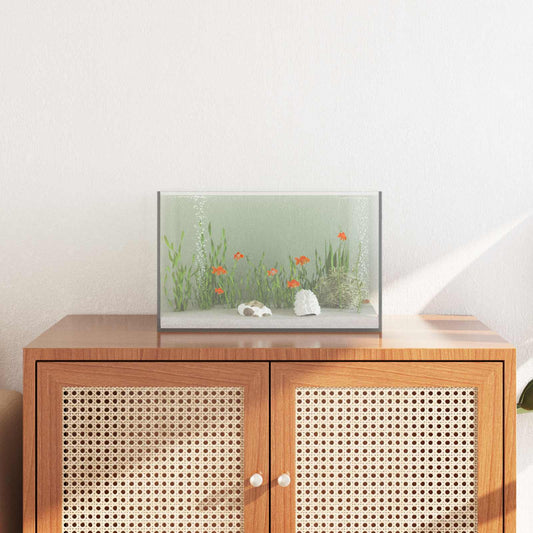 Aquarium met opslag Doorzichtig 40 x 25 x 25 cm Glas is nu te koop bij PeponiXL, paradijselijk wonen!