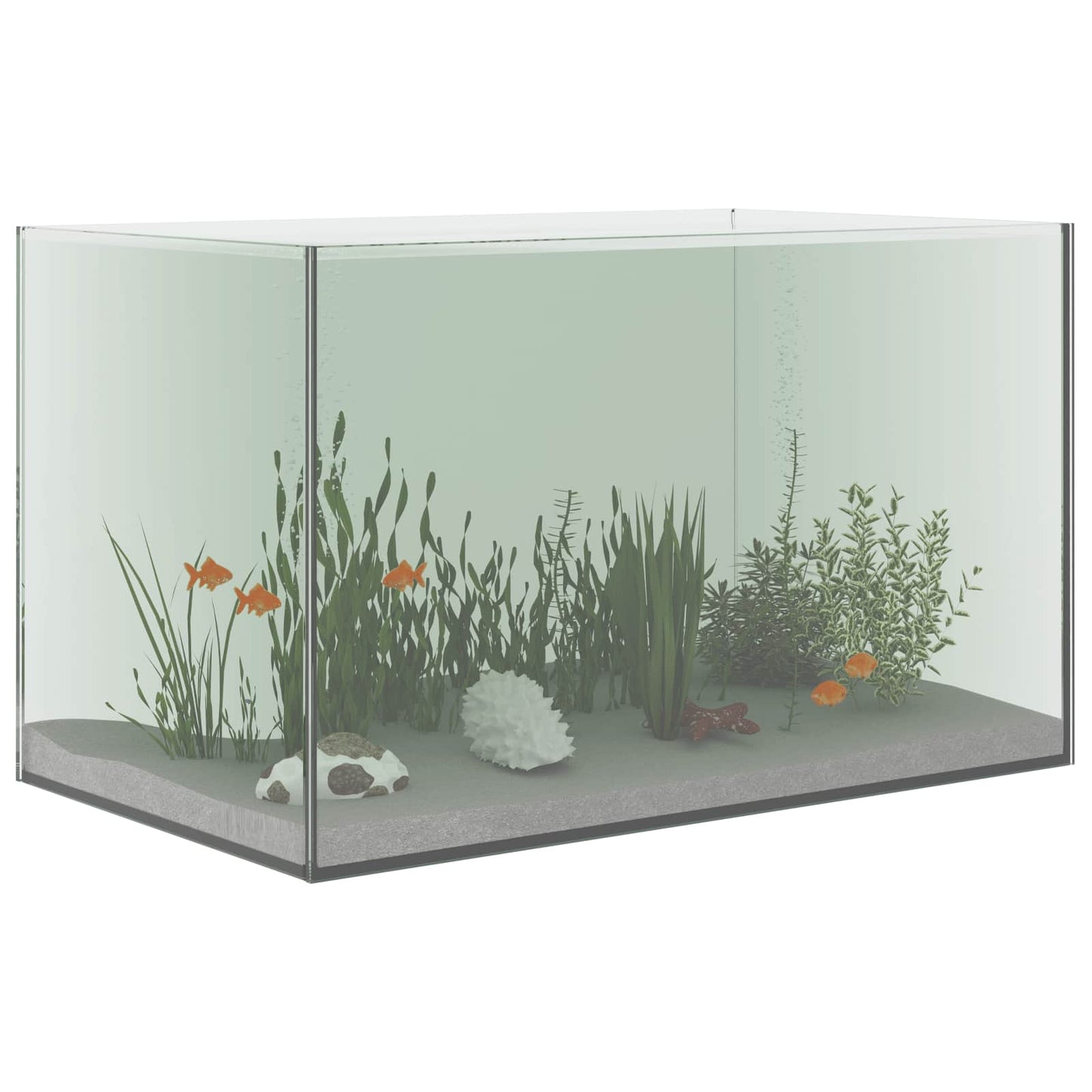 Aquarium met opslag Doorzichtig 50 x 30 x 30 cm Glas is nu te koop bij PeponiXL, paradijselijk wonen!