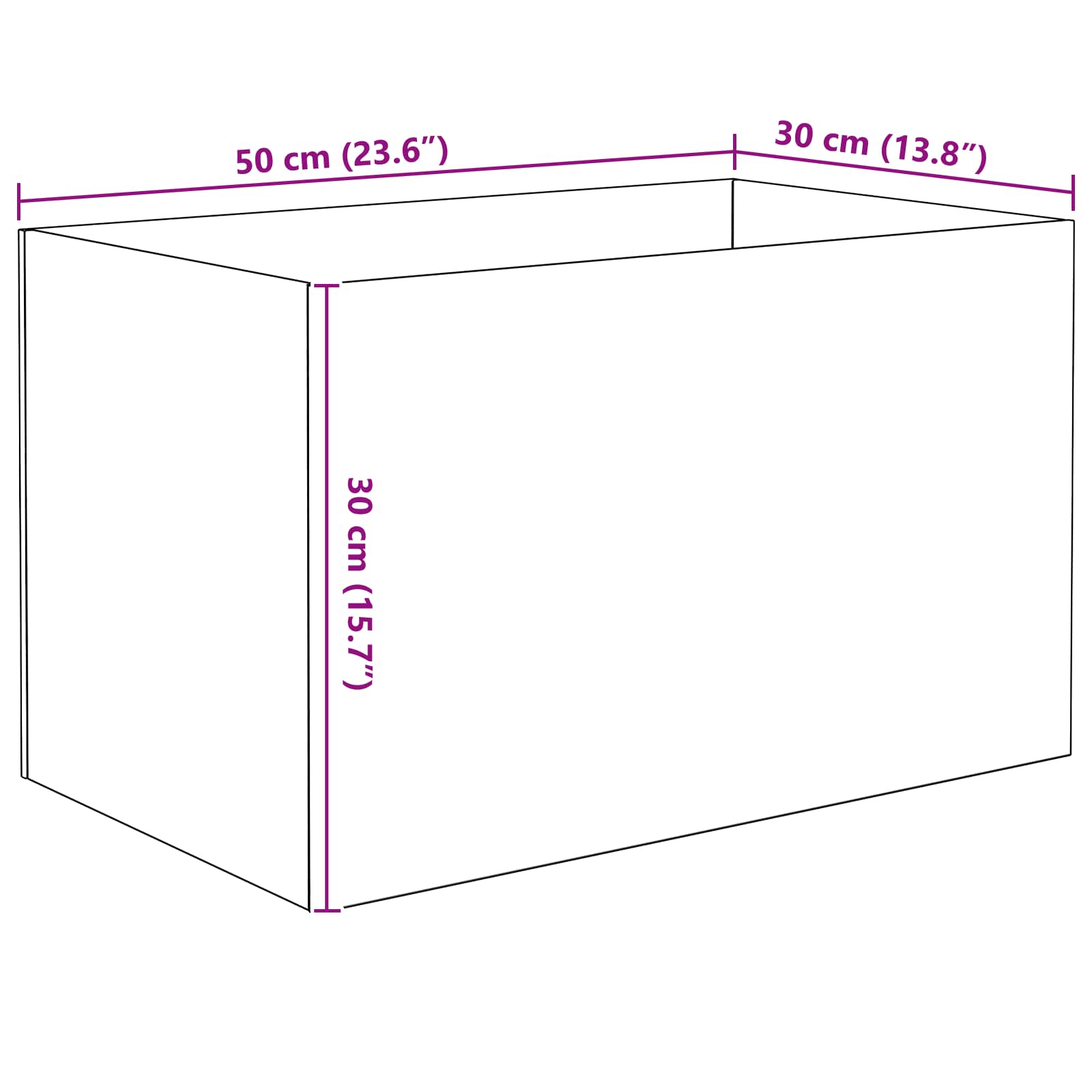 Aquarium met opslag Doorzichtig 50 x 30 x 30 cm Glas is nu te koop bij PeponiXL, paradijselijk wonen!
