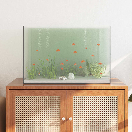 Aquarium met opslag Doorzichtig 60 x 35 x 40 cm Glas is nu te koop bij PeponiXL, paradijselijk wonen!