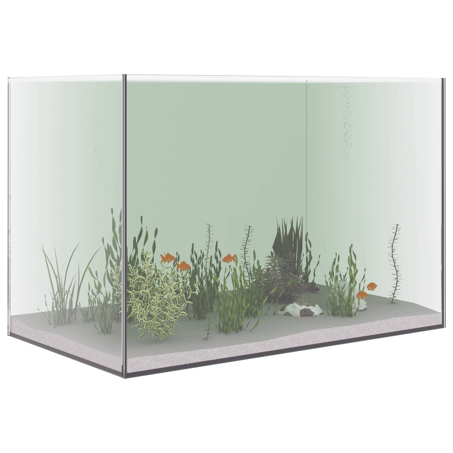 Aquarium met opslag Doorzichtig 60 x 35 x 40 cm Glas is nu te koop bij PeponiXL, paradijselijk wonen!