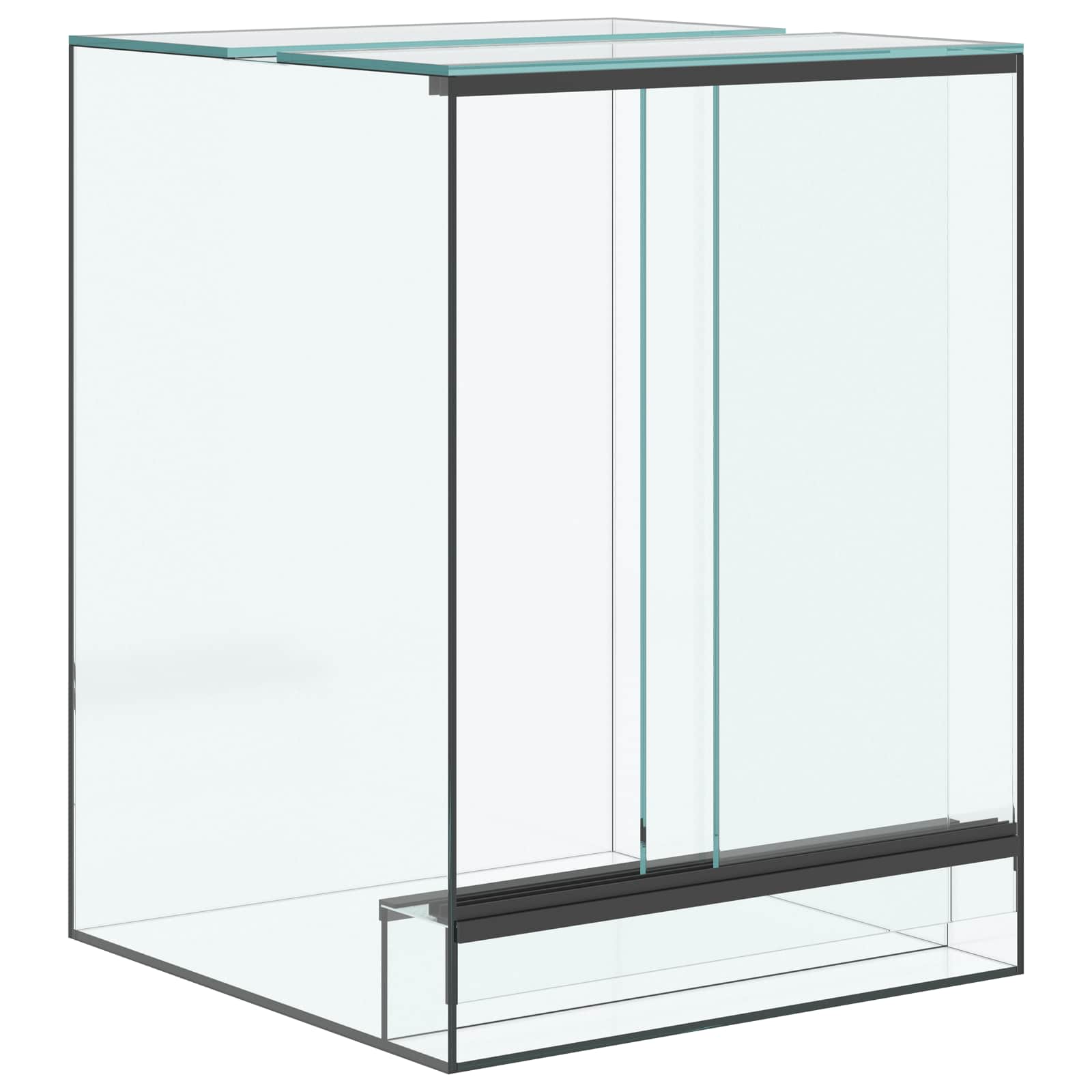 Terrarium met opslag Doorzichtig 30 x 30 x 40 cm Glas is nu te koop bij PeponiXL, paradijselijk wonen!