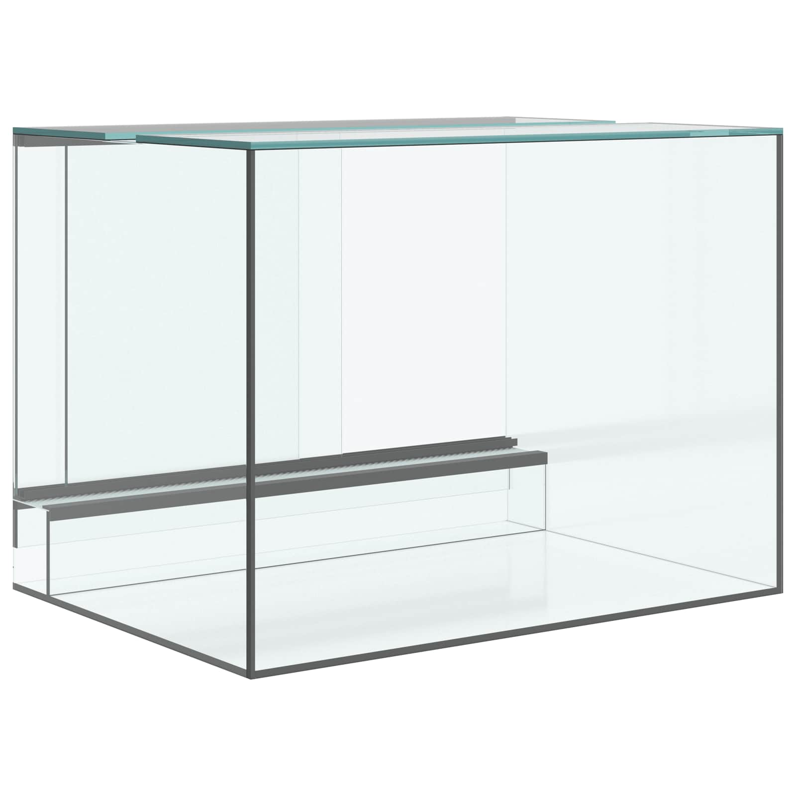 Terrarium met opslag Doorzichtig 40 x 30 x 30 cm Glas is nu te koop bij PeponiXL, paradijselijk wonen!