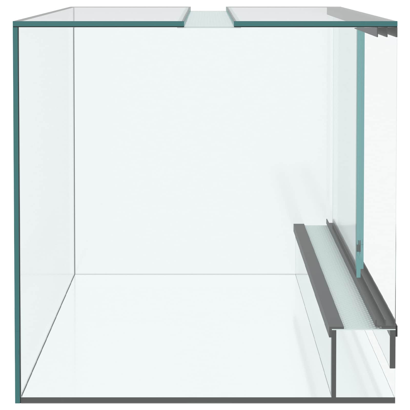 Terrarium met opslag Doorzichtig 40 x 30 x 30 cm Glas is nu te koop bij PeponiXL, paradijselijk wonen!