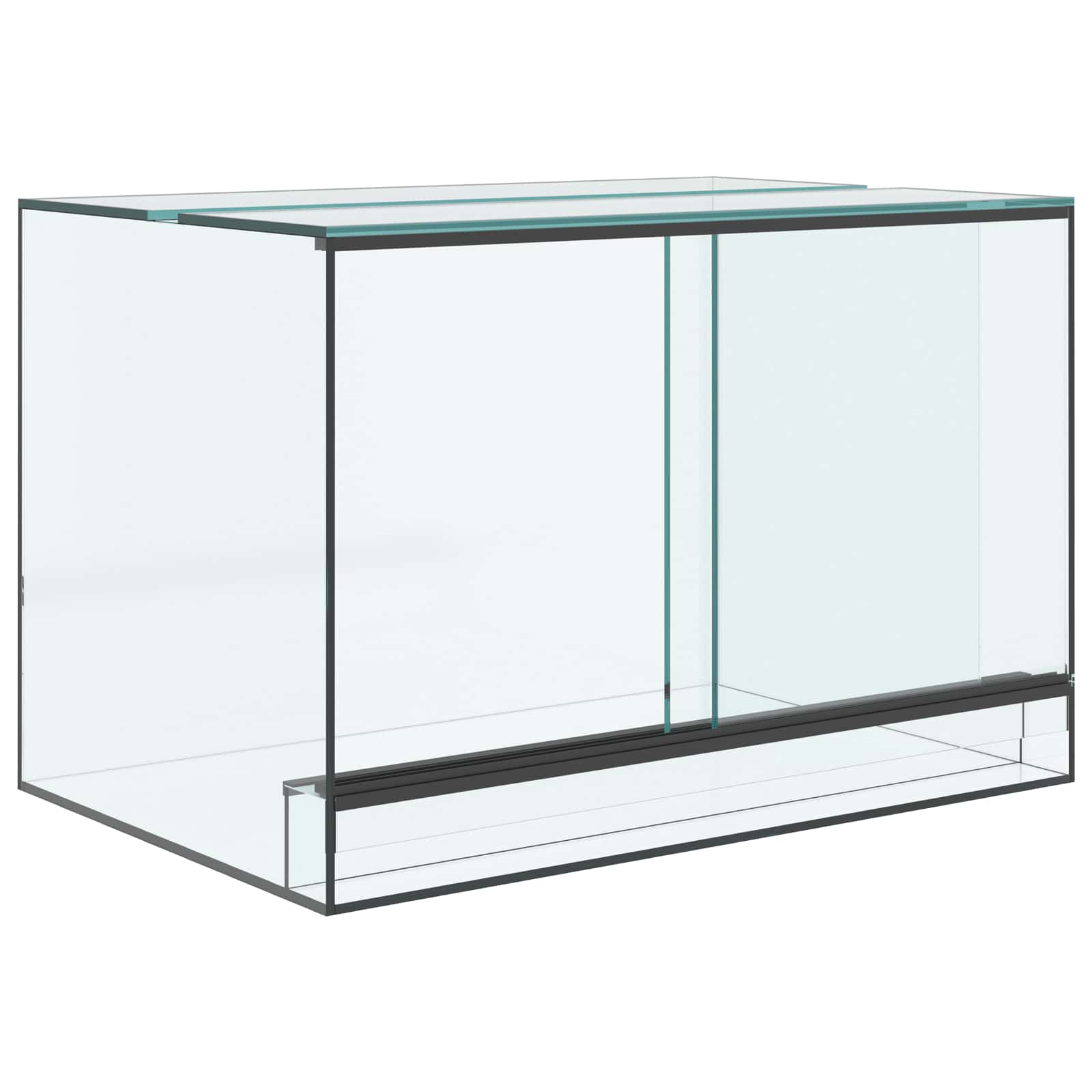 Terrarium met opslag Doorzichtig 60 x 40 x 40 cm Glas is nu te koop bij PeponiXL, paradijselijk wonen!