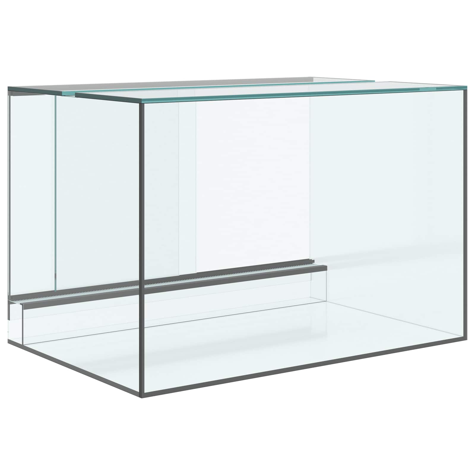 Terrarium met opslag Doorzichtig 60 x 40 x 40 cm Glas is nu te koop bij PeponiXL, paradijselijk wonen!