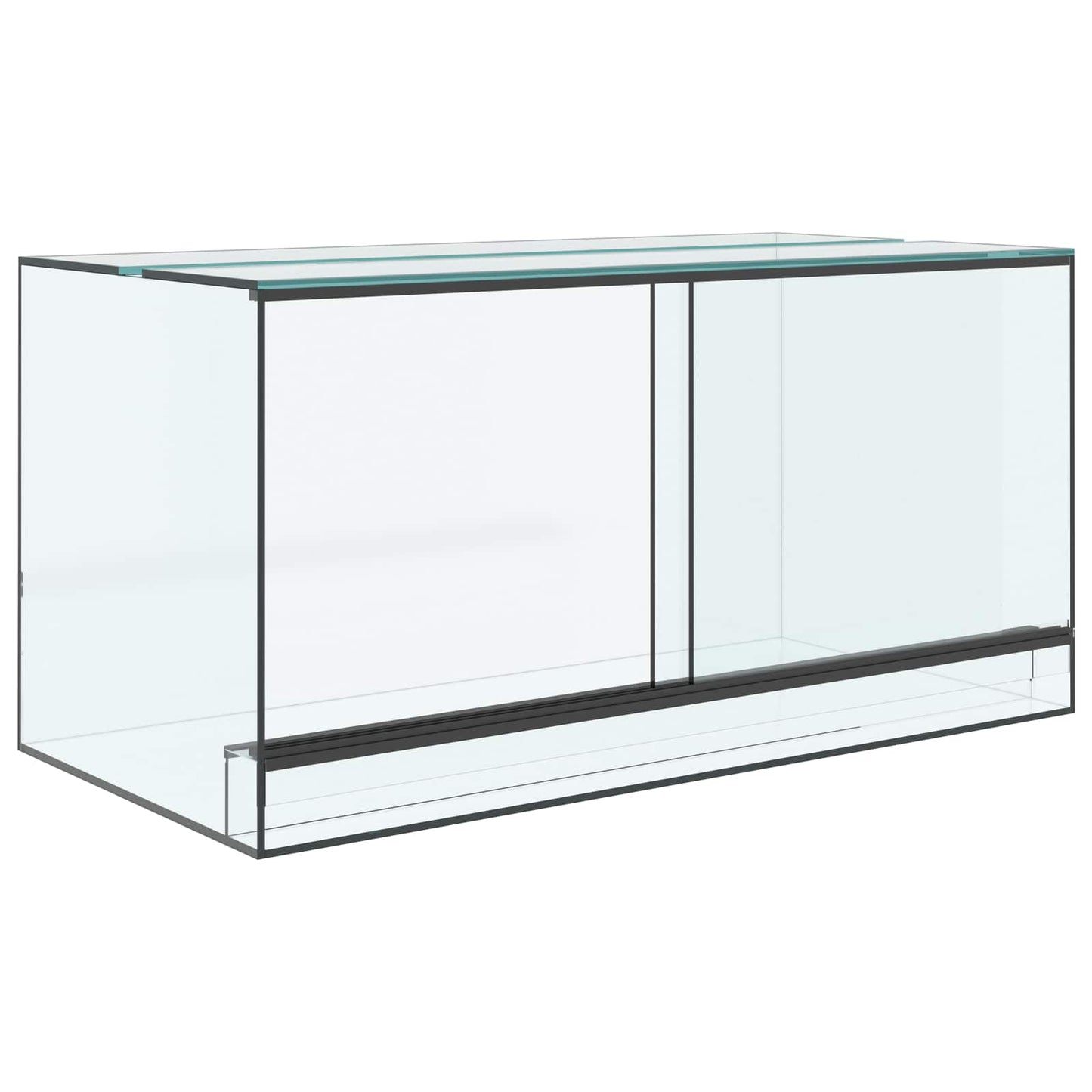 Terrarium met opslag Doorzichtig 80 x 40 x 40 cm Glas is nu te koop bij PeponiXL, paradijselijk wonen!