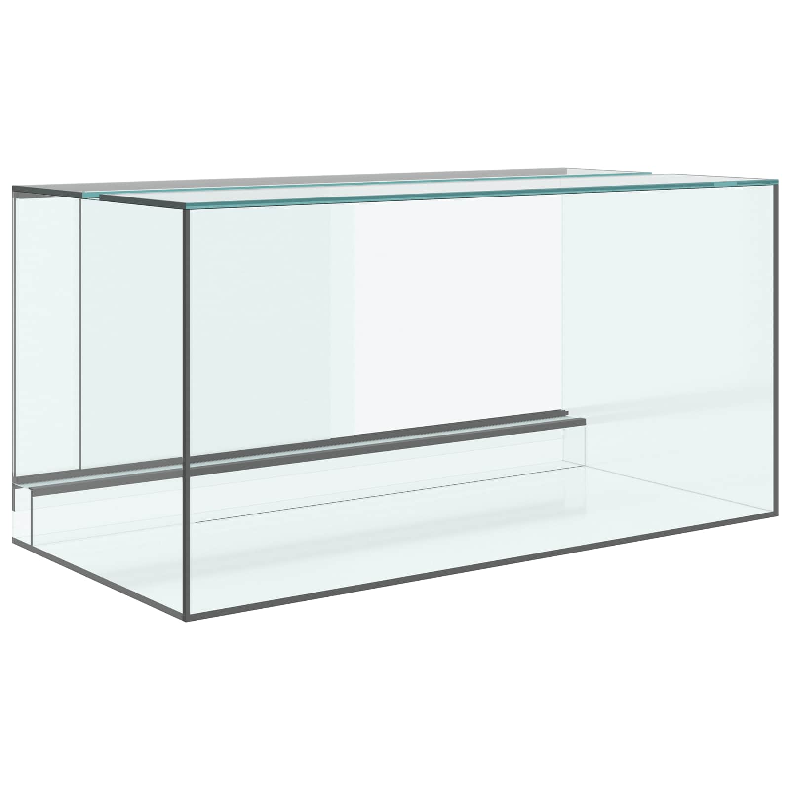 Terrarium met opslag Doorzichtig 80 x 40 x 40 cm Glas is nu te koop bij PeponiXL, paradijselijk wonen!
