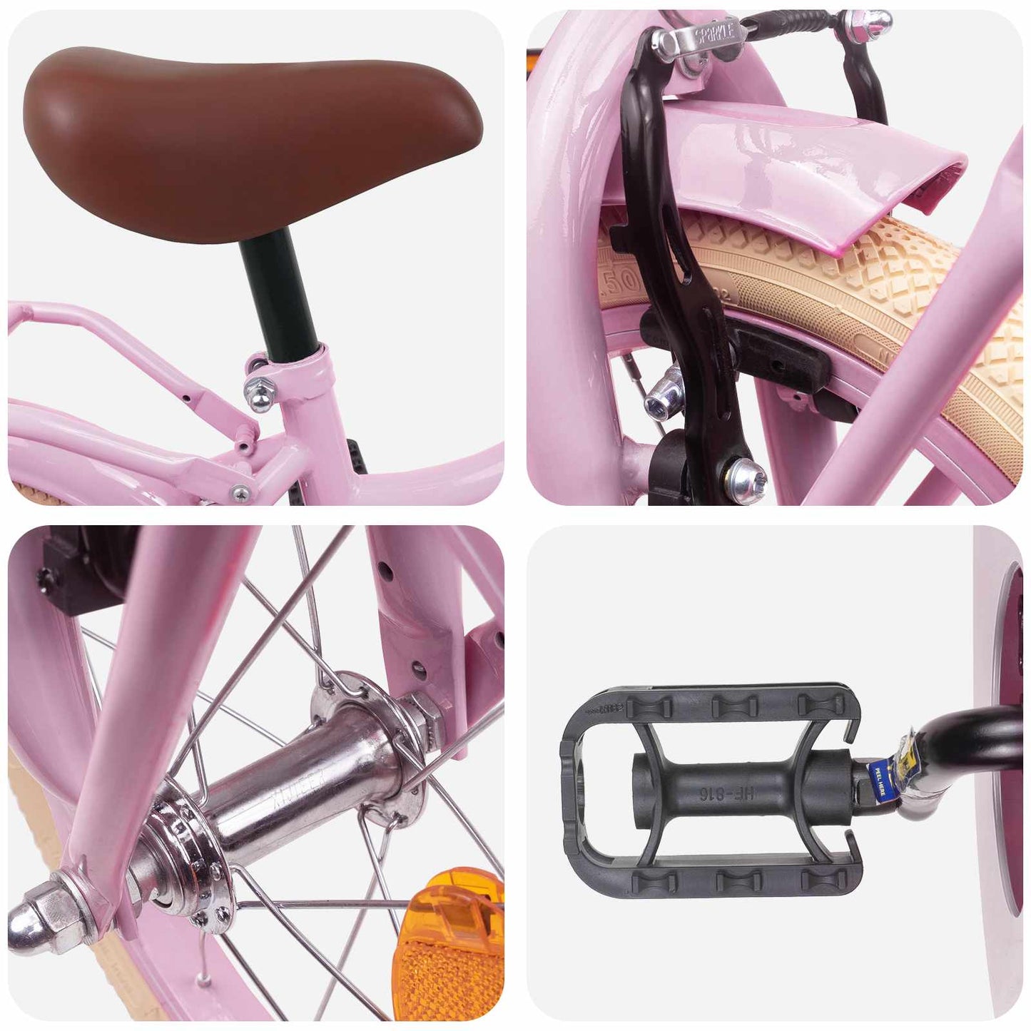 Kinderfiets 12 Inch voor 2-4 jaar oud Lichtroze is nu te koop bij PeponiXL, paradijselijk wonen!