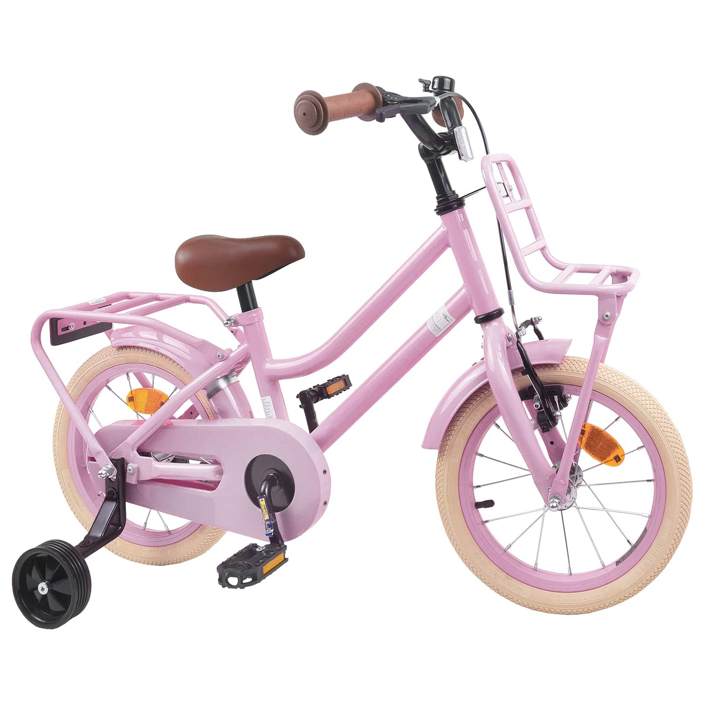 Kinderfiets 12 Inch voor 2-4 jaar oud Lichtroze is nu te koop bij PeponiXL, paradijselijk wonen!