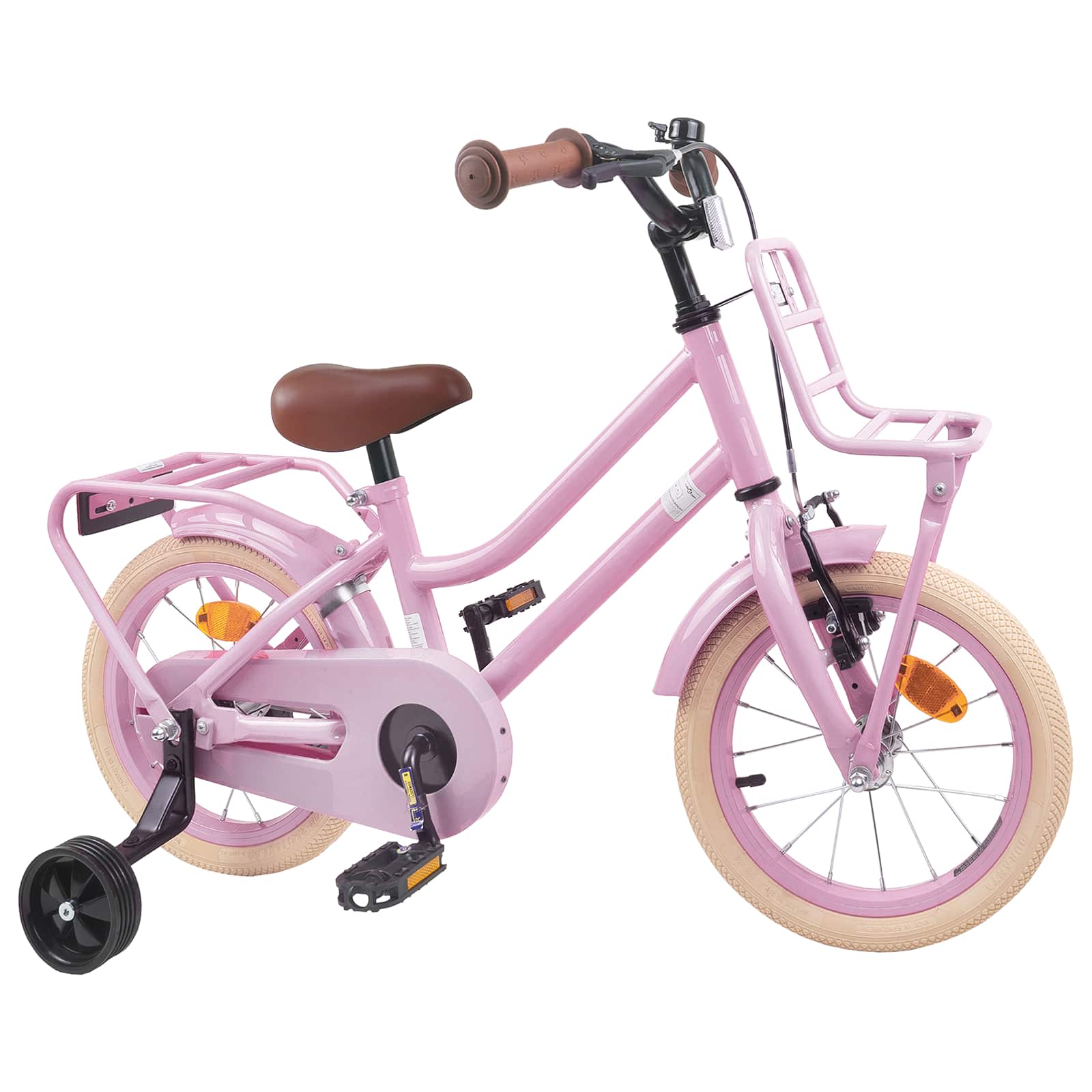 Kinderfiets 14 Inch voor 3-5 jaar oud Lichtroze is nu te koop bij PeponiXL, paradijselijk wonen!