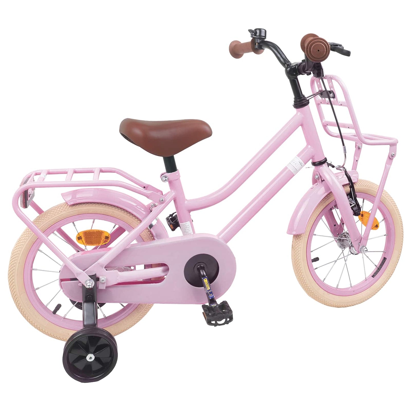 Kinderfiets 16 Inch voor 4-6 jaar oud Lichtroze is nu te koop bij PeponiXL, paradijselijk wonen!