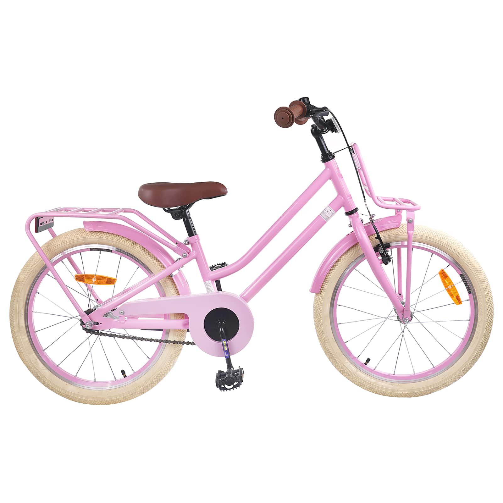 Kinderfiets 18 Inch voor 5-7 jaar Lichtroze is nu te koop bij PeponiXL, paradijselijk wonen!