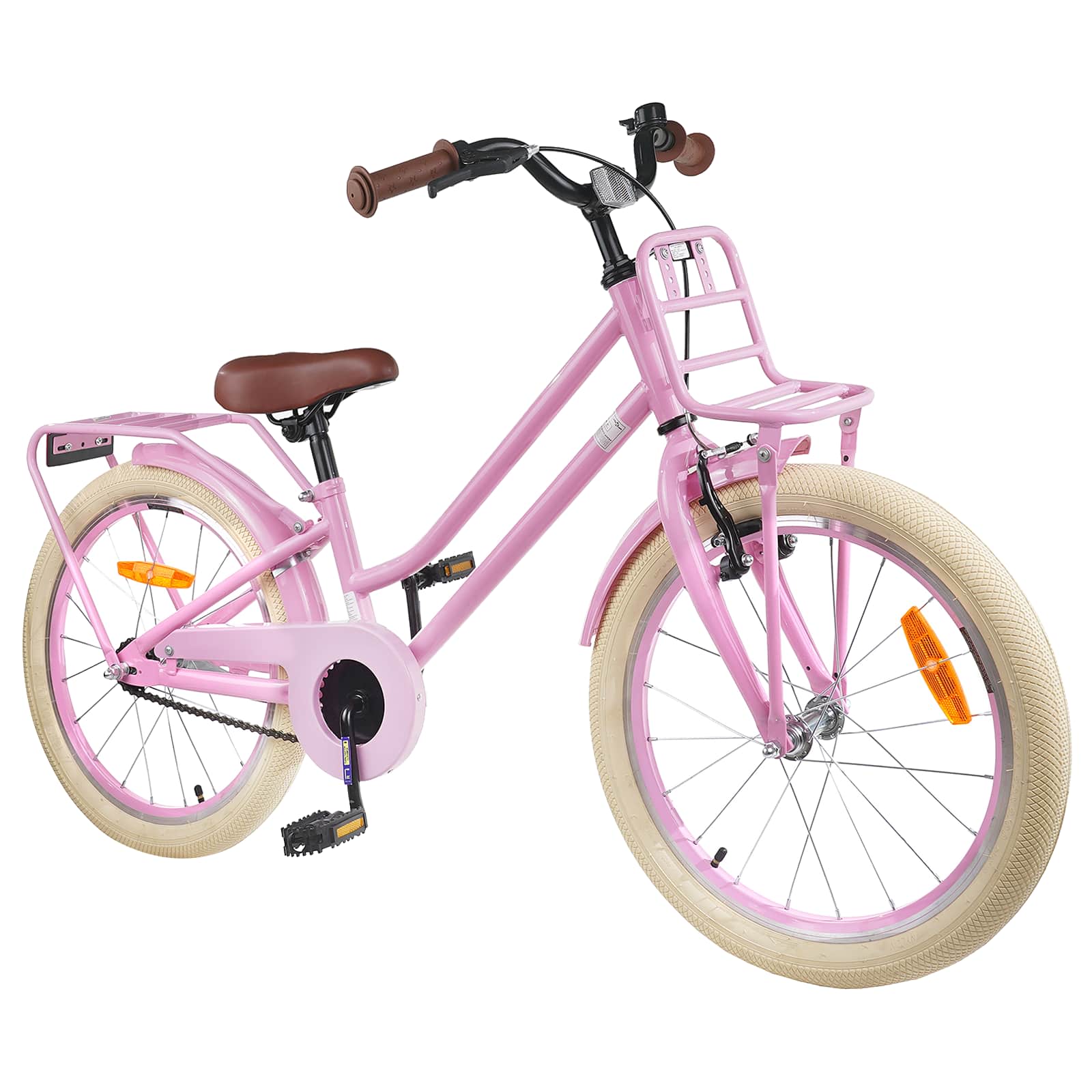 Kinderfiets 22 Inch voor 7-12 jaar oud Lichtroze is nu te koop bij PeponiXL, paradijselijk wonen!