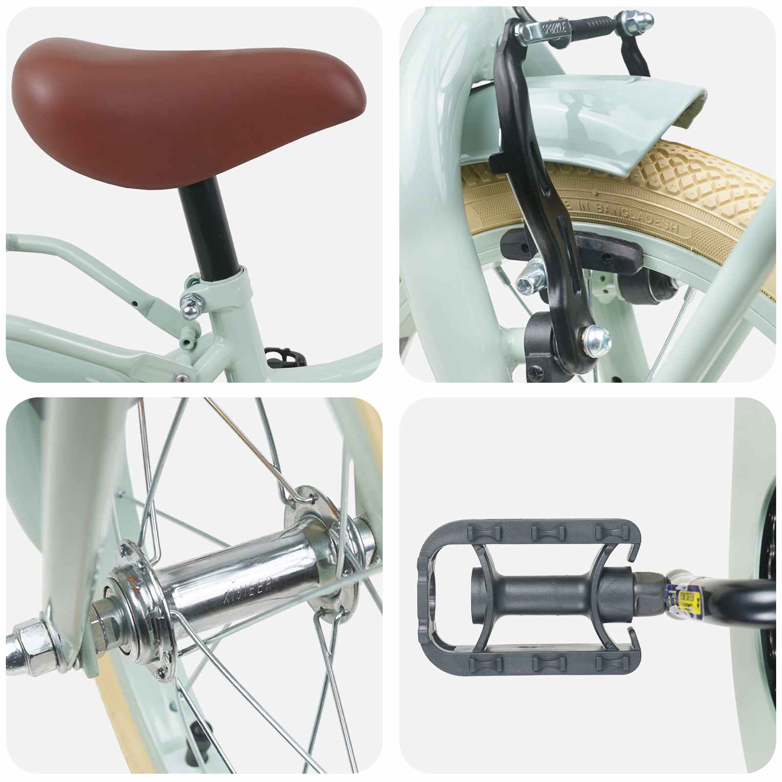 Kinderfiets 14 Inch voor 3-5 jaar oud Lichtgroen is nu te koop bij PeponiXL, paradijselijk wonen!