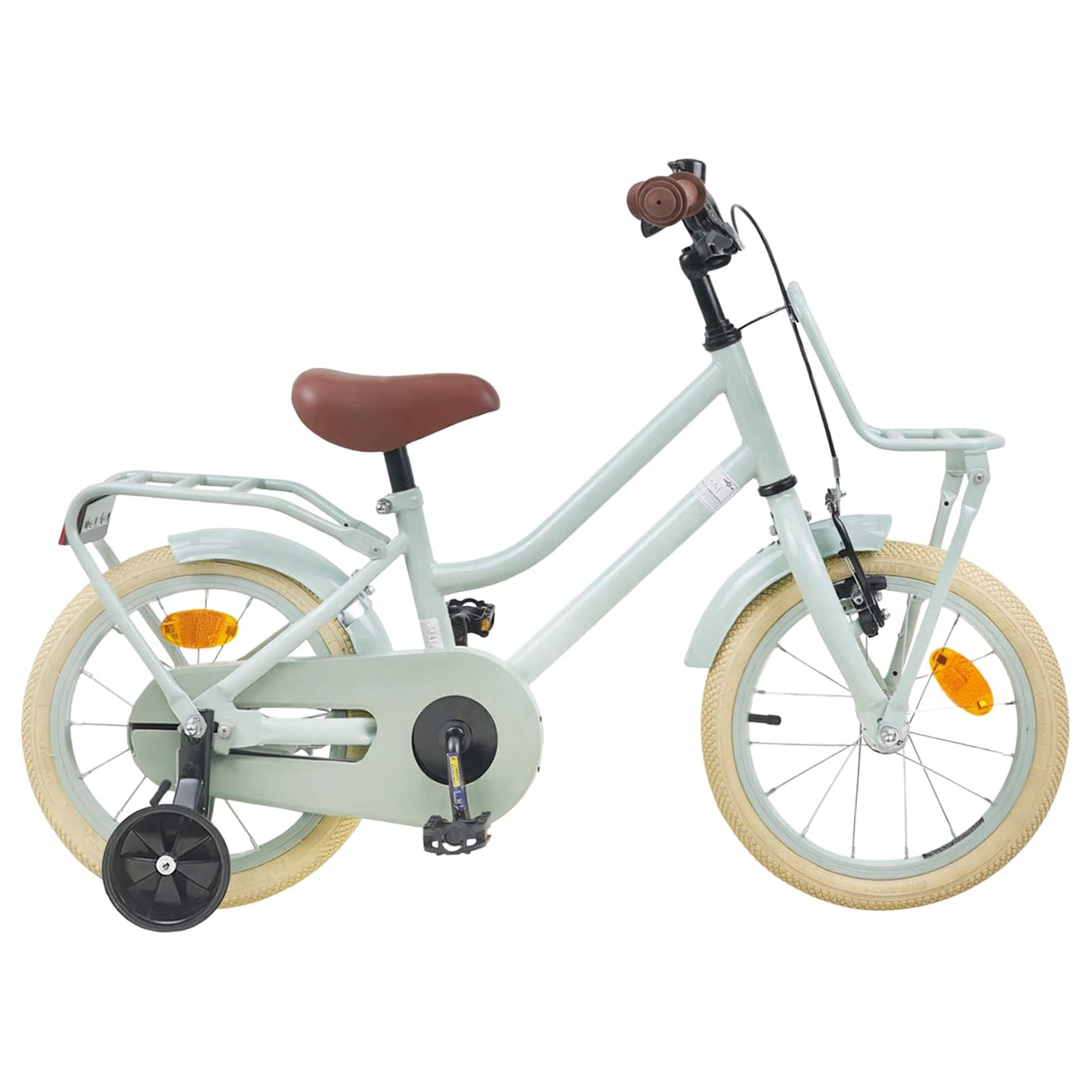 Kinderfiets 14 Inch voor 3-5 jaar oud Lichtgroen is nu te koop bij PeponiXL, paradijselijk wonen!