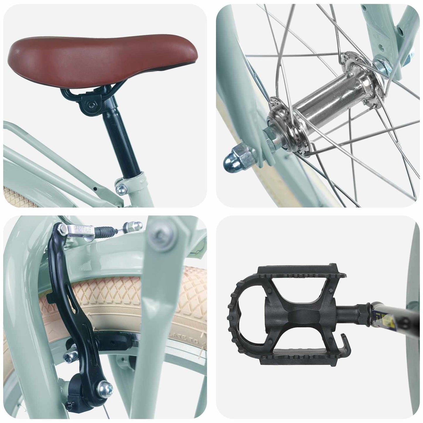 Kinderfiets 22 Inch voor 7-12 jaar oud Lichtgroen is nu te koop bij PeponiXL, paradijselijk wonen!