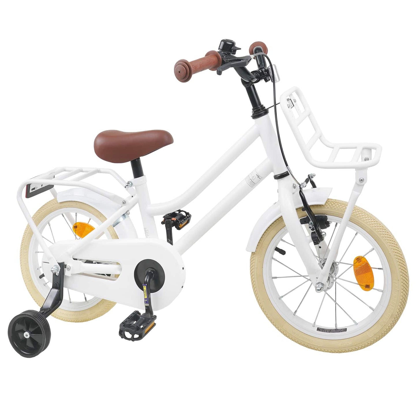 Kinderfiets 14 Inch voor 3-5 jaar oud Wit is nu te koop bij PeponiXL, paradijselijk wonen!