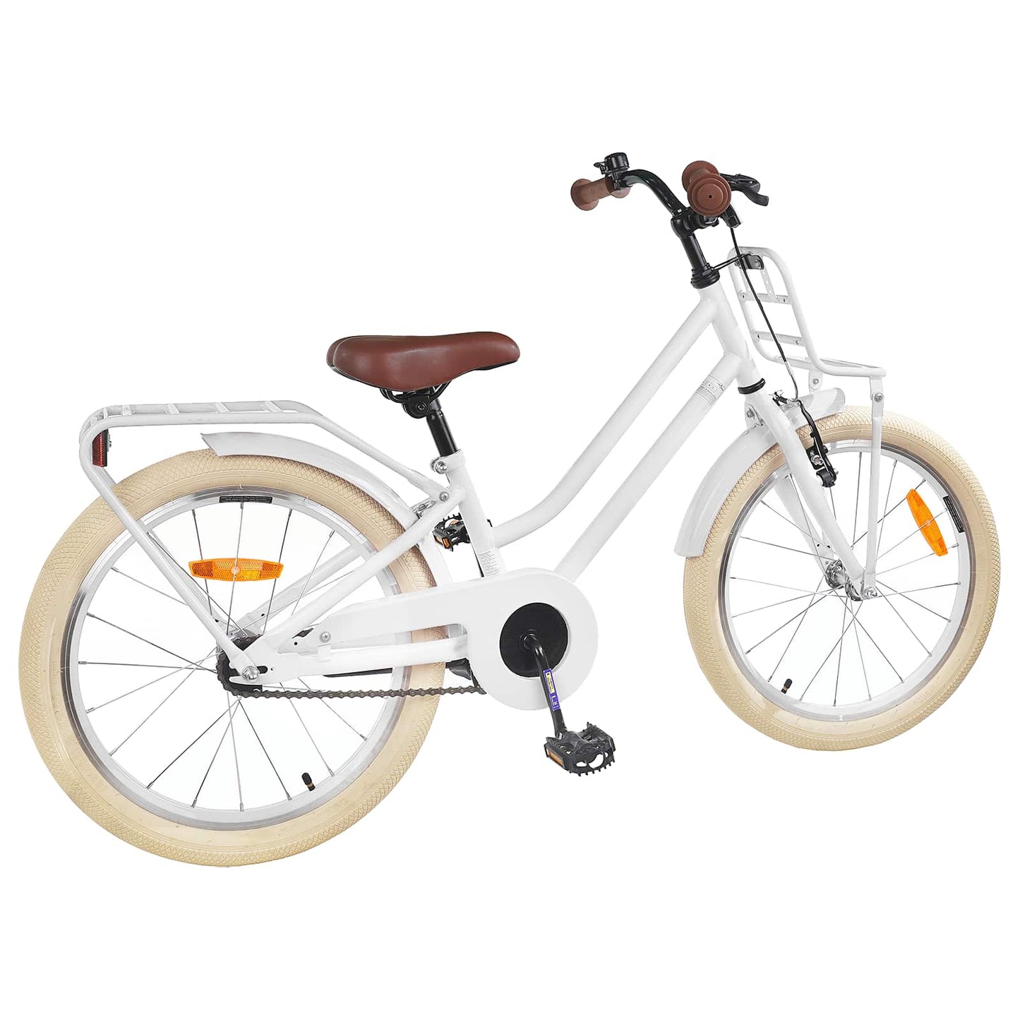 Kinderfiets 18 Inch voor 5-7 jaar Wit is nu te koop bij PeponiXL, paradijselijk wonen!