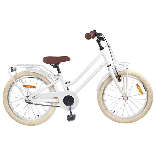 Kinderfiets 18 Inch voor 5-7 jaar Wit is nu te koop bij PeponiXL, paradijselijk wonen!