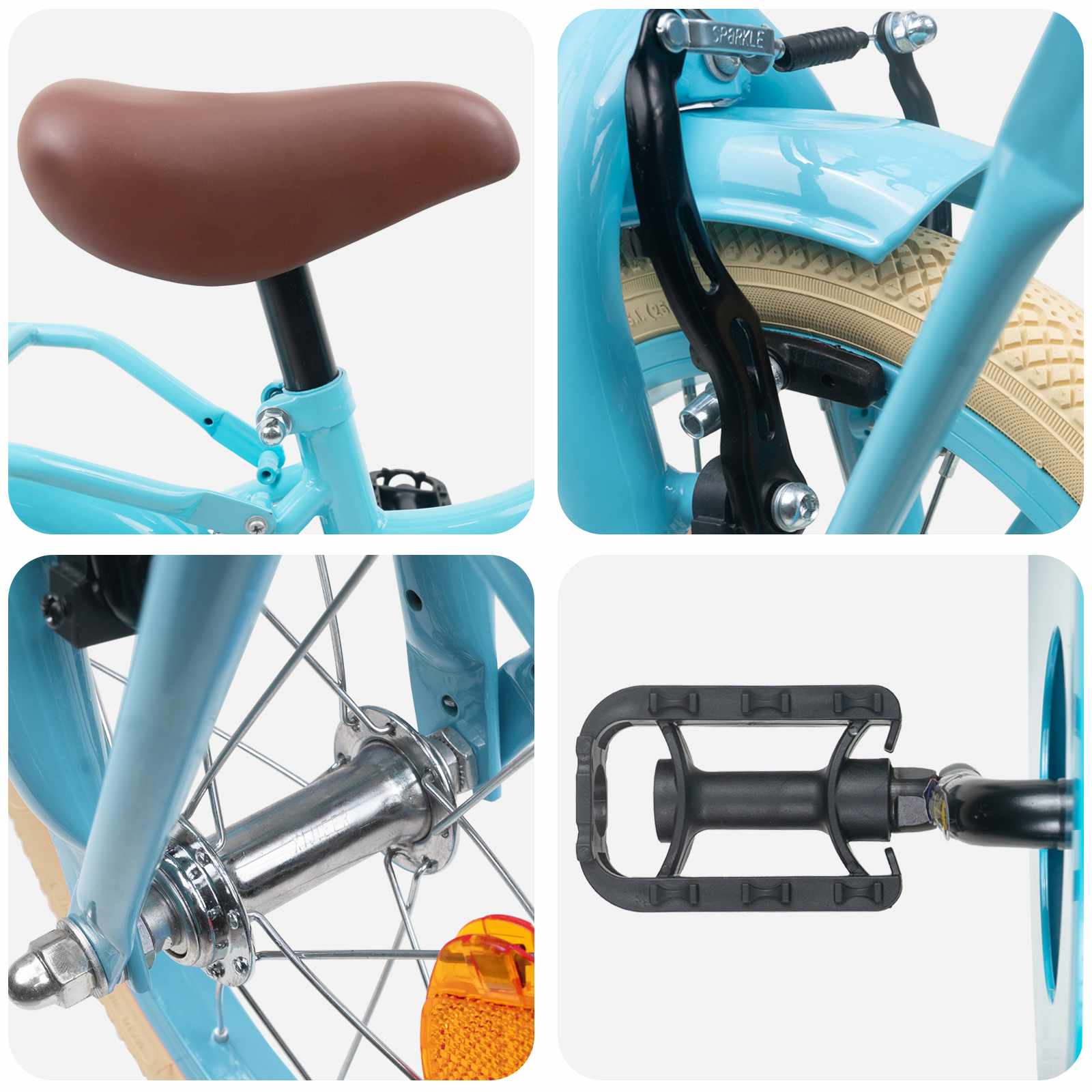 Kinderfiets 12 Inch voor 2-4 jaar oud Lichtblauw is nu te koop bij PeponiXL, paradijselijk wonen!