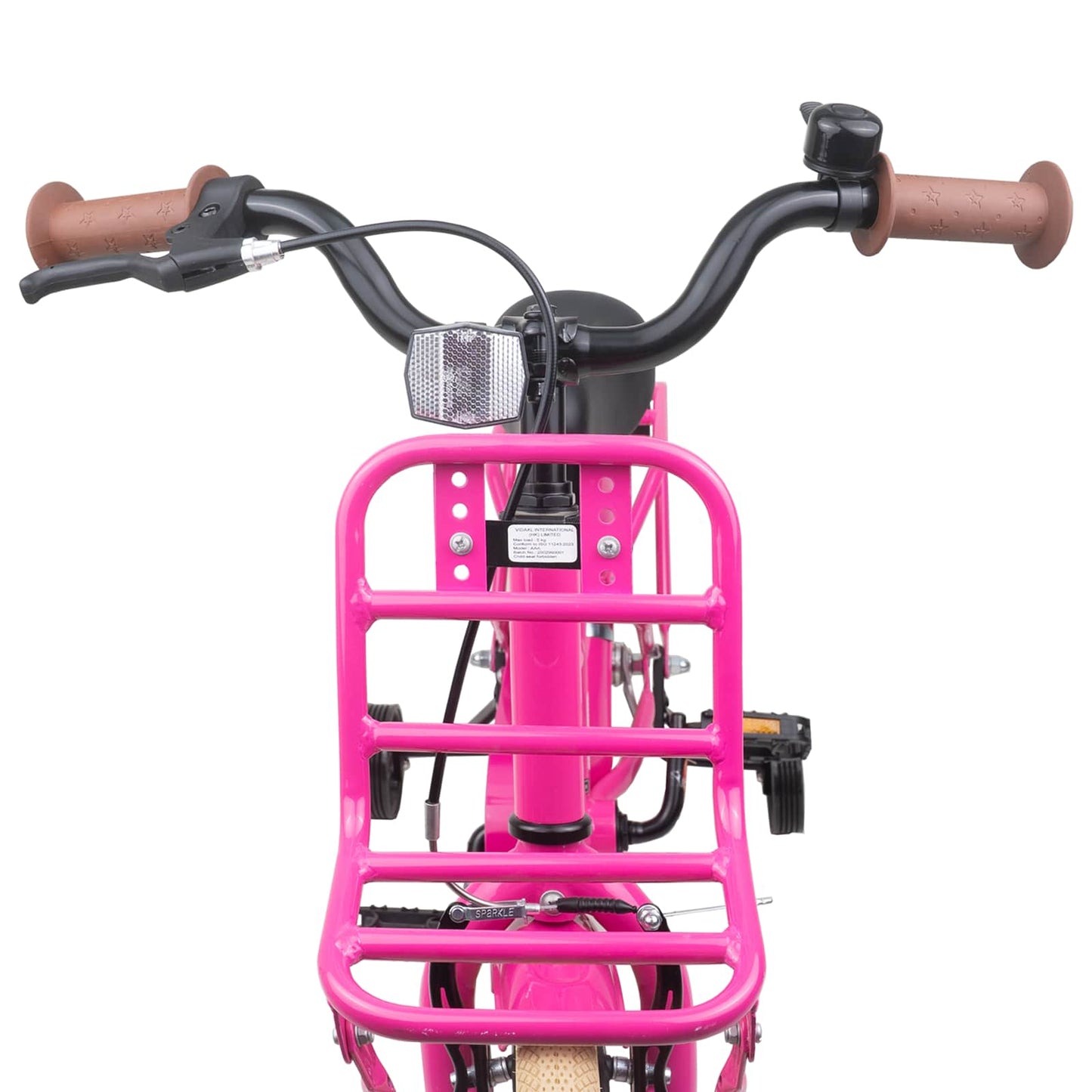 Kinderfiets 14 Inch voor 3-5 jaar oud Donkerroze is nu te koop bij PeponiXL, paradijselijk wonen!